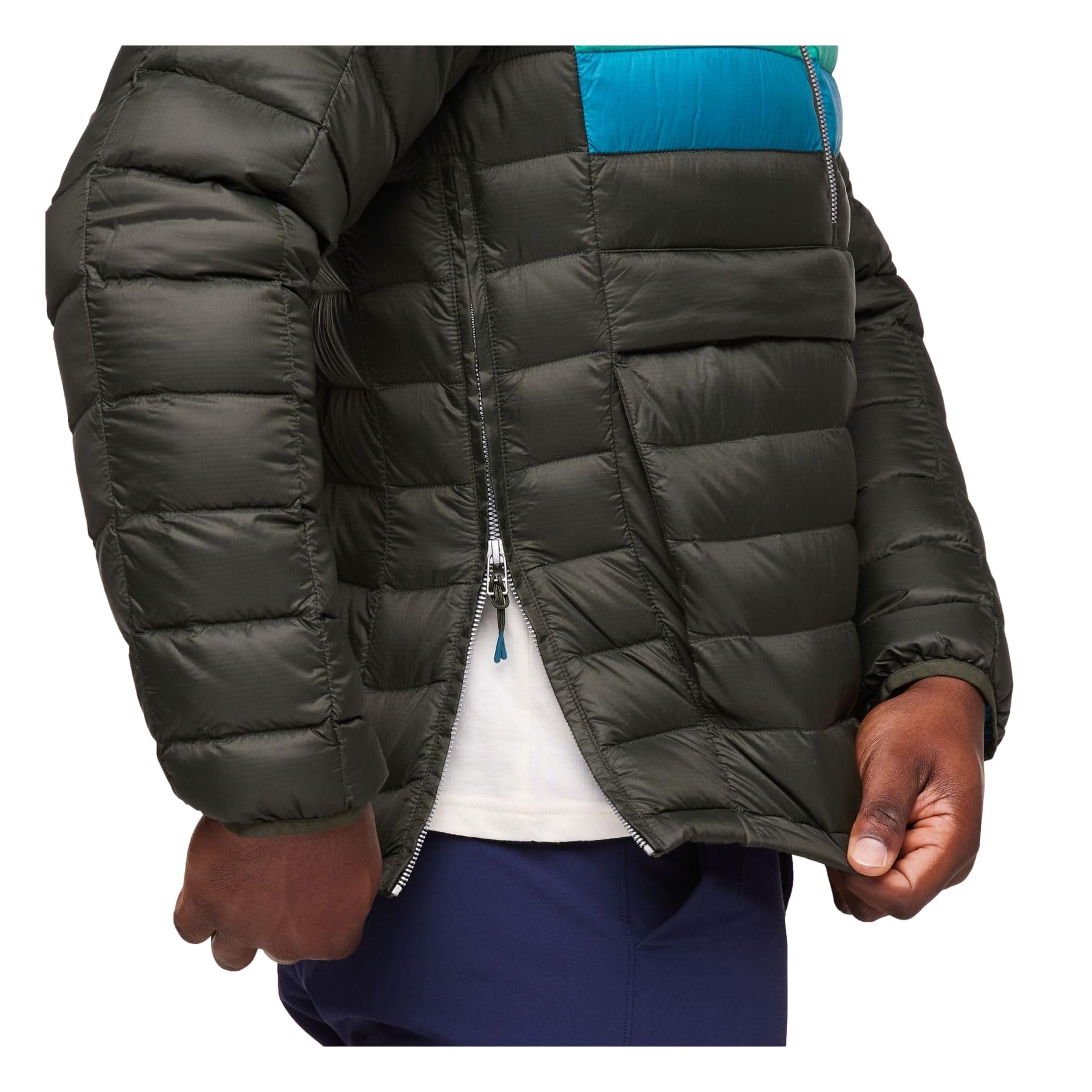 Cotopaxi Fuego Down Pullover Jacket for Men - Lightweight Water-Resistant Insulated Hooded Winter Coat for Hiking, Camping & Outdoor Adventures