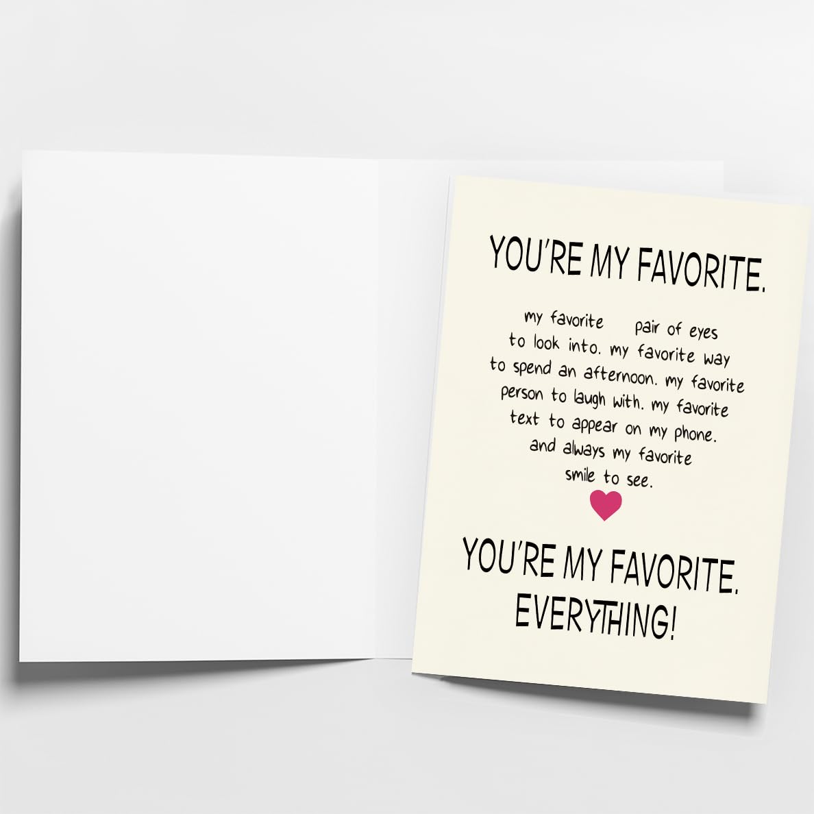 Funny Anniversary & Birthday Card for Husband, Boyfriend - Premium 400gsm Greeting Card | Perfect for Special Occasions, Romantic Gifts & Surprises