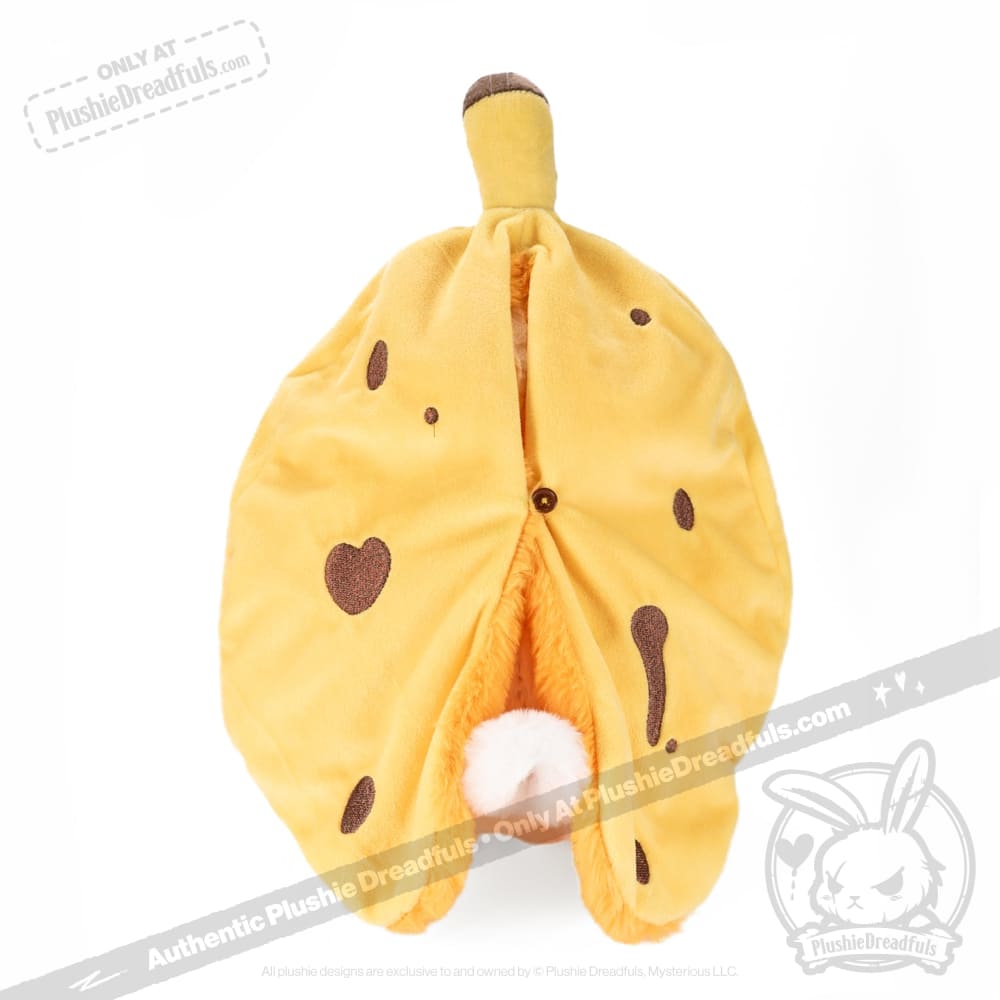 Plushie Dreadfuls Bunana Rabbit Stuffed Animal Toy - Soft Cuddly Bunny Plush for Kids, Collectors & Gift Giving | Perfect for Bedroom Decor, Nursery Comfort & Anxiety Relief