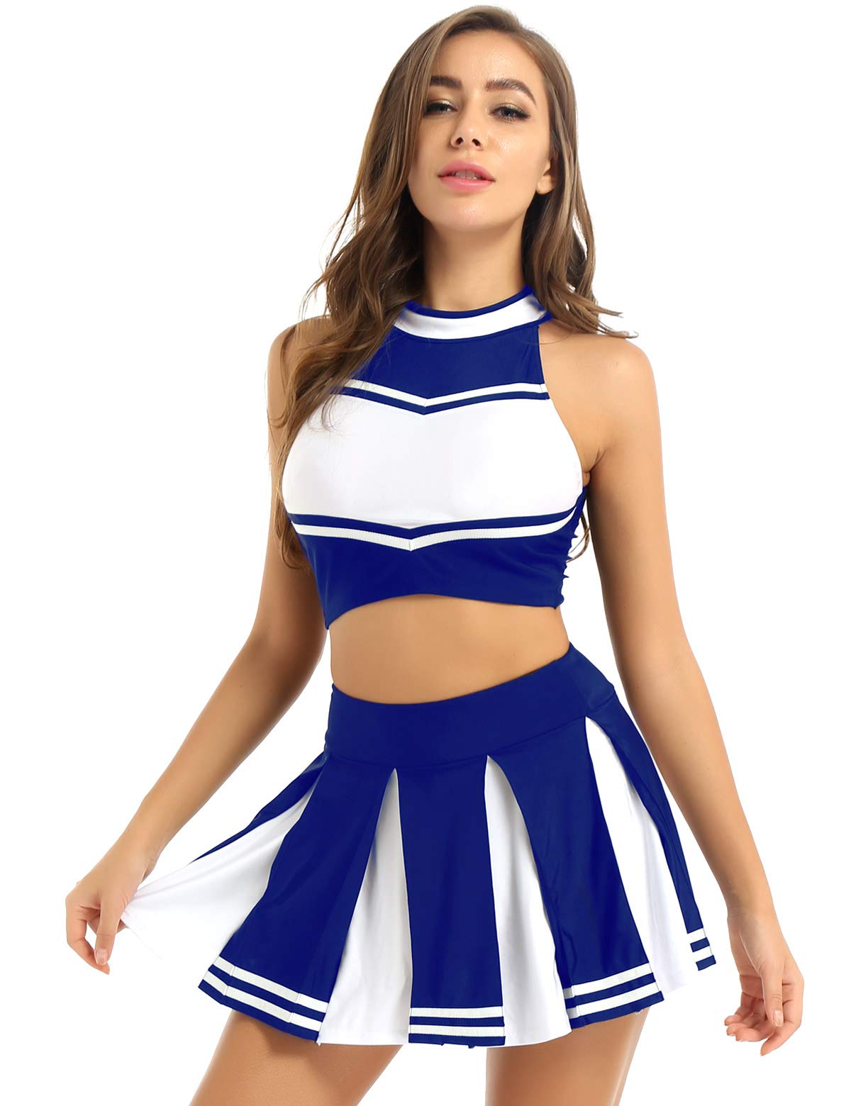 Women's Classic Cheerleader Uniform - Athletic Sports Outfit for School Students & Cheerleading Team | Perfect for Games, Competitions & Spirit Events