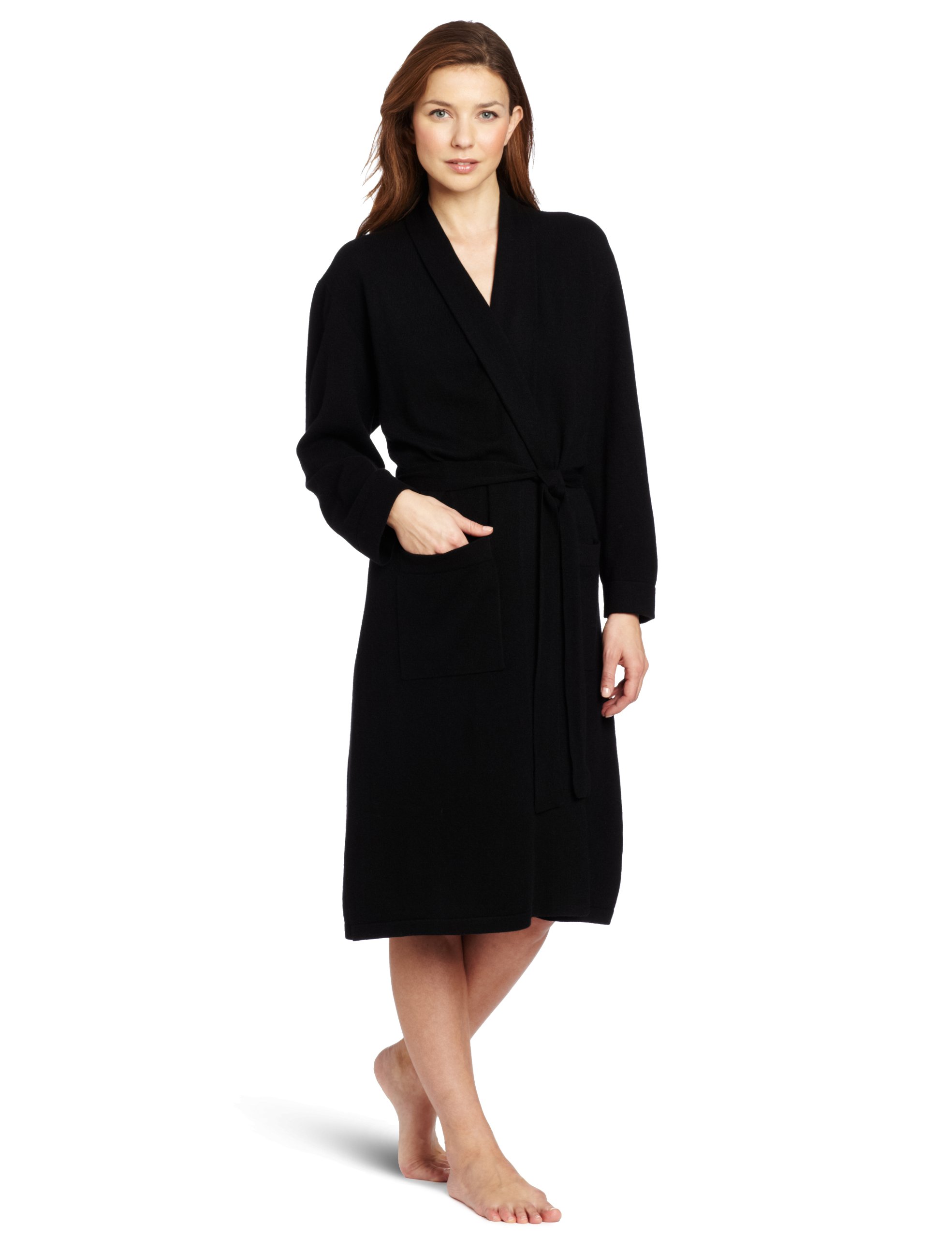 Luxury Women's Cashmere Robe - Soft & Warm BedHead Pajamas for Relaxation at Home, Spa Days & Cozy Evenings