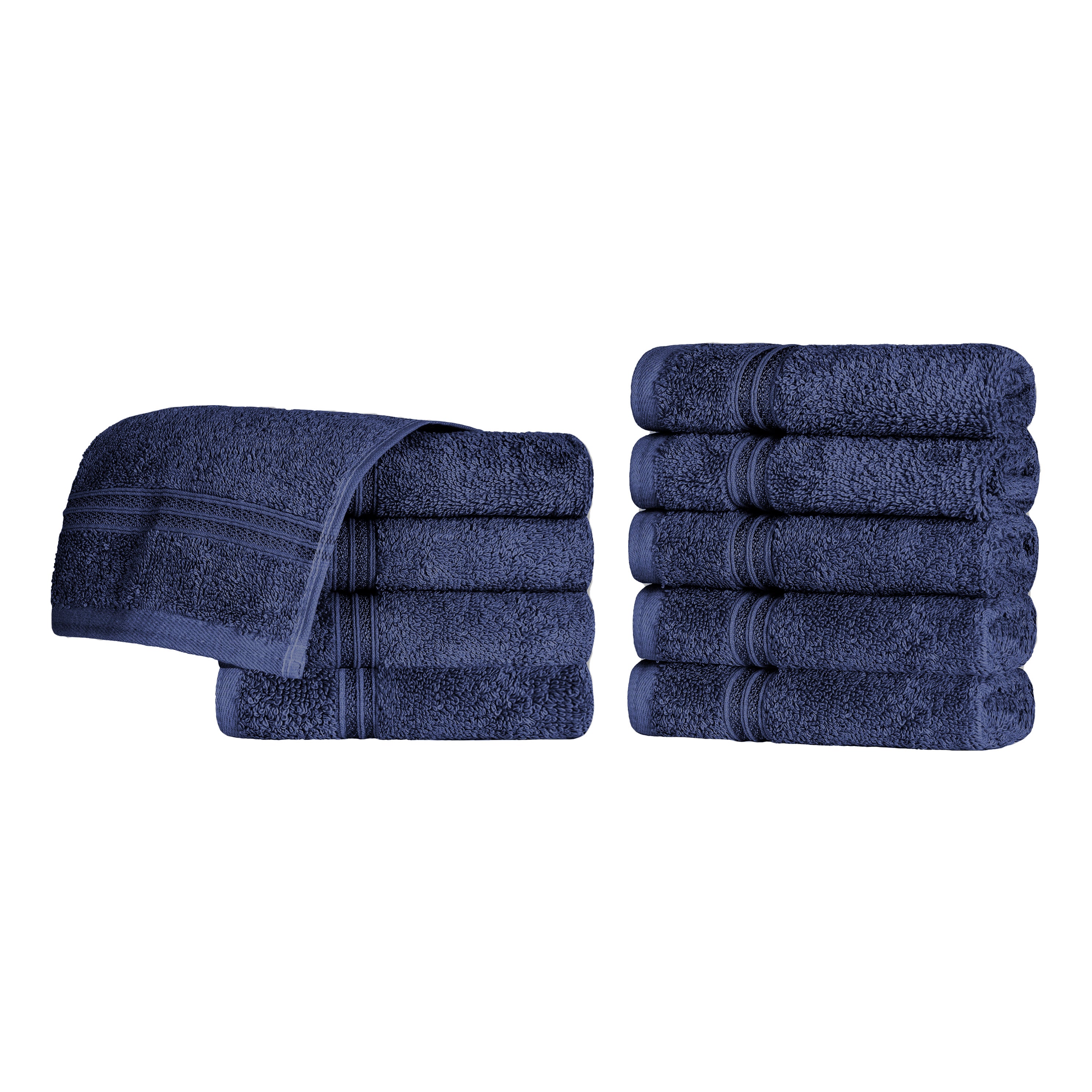 Premium Egyptian Cotton Face Towels - Ultra Soft & Highly Absorbent Bath Towel Set of 10 | Gentle for Sensitive Skin, Perfect for Spa, Gym & Luxury Bathroom Essentials