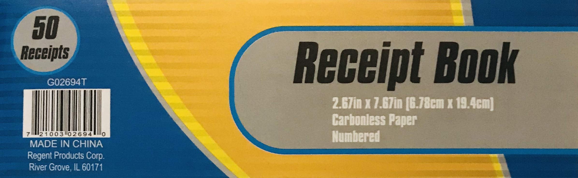 Customizable Carbonless Receipt Book - 2-Part NCR Forms for Small Business, Retail & Restaurant Use | Professional Invoice Tracking & Record Keeping