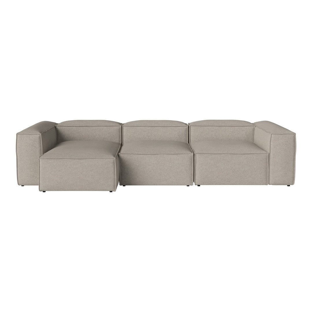 Cosima 3-Seater Sofa with Chaise Lounge - Modern L-Shaped Sectional Couch for Living Room, Apartment & Small Spaces - Soft Fabric Upholstery & Sturdy Frame - Perfect for Relaxing, Entertaining & Family Movie Nights