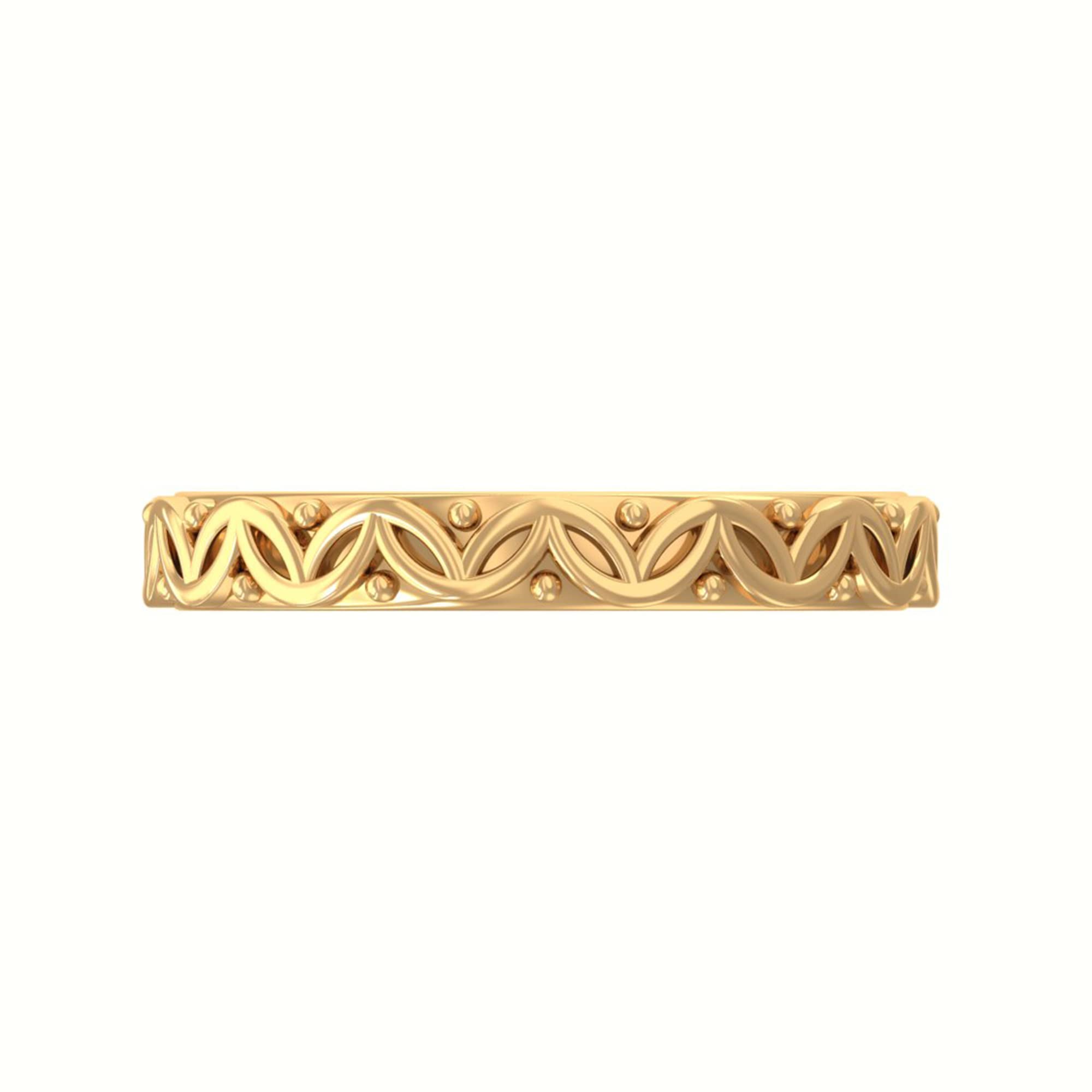 925 Sterling Silver Thin Band Ring for Women - Unique Patterns & Gold Plated Finish | Elegant Gift for Mom, Sister & Daughter | Perfect for Weddings, Anniversaries & Special Occasions