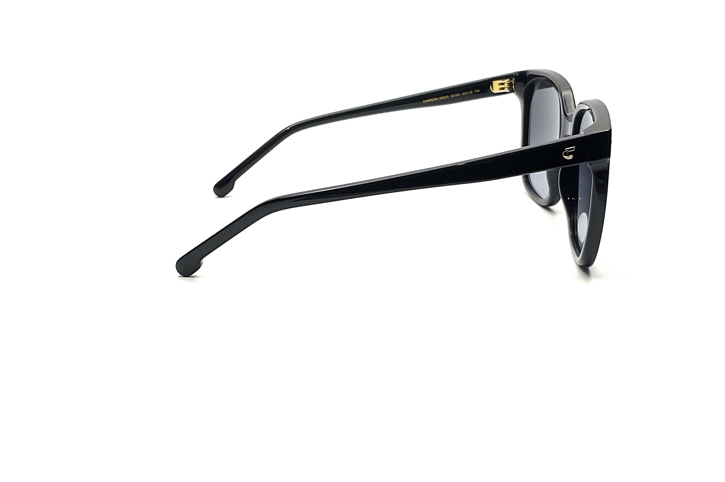 Carrera 3002 Black Sunglasses - Polarized UV Protection for Men & Women - Perfect for Driving, Running, and Outdoor Activities