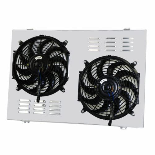 AlloyWorks Aluminum Electric Fan Shroud Relay Compatible with 1970-1980 Chevy Camaro & Monte Carlo, 1975-1979 Nova - High-Performance Cooling Upgrade for Classic Muscle Cars