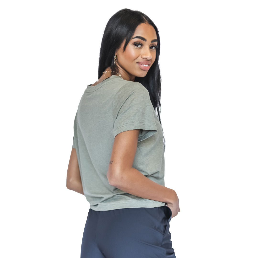 Stylish Boxy Crop Tee - Trendy Oversized Short Sleeve T-Shirt for Women | Perfect for Casual Outfits, Summer Wear & Street Style