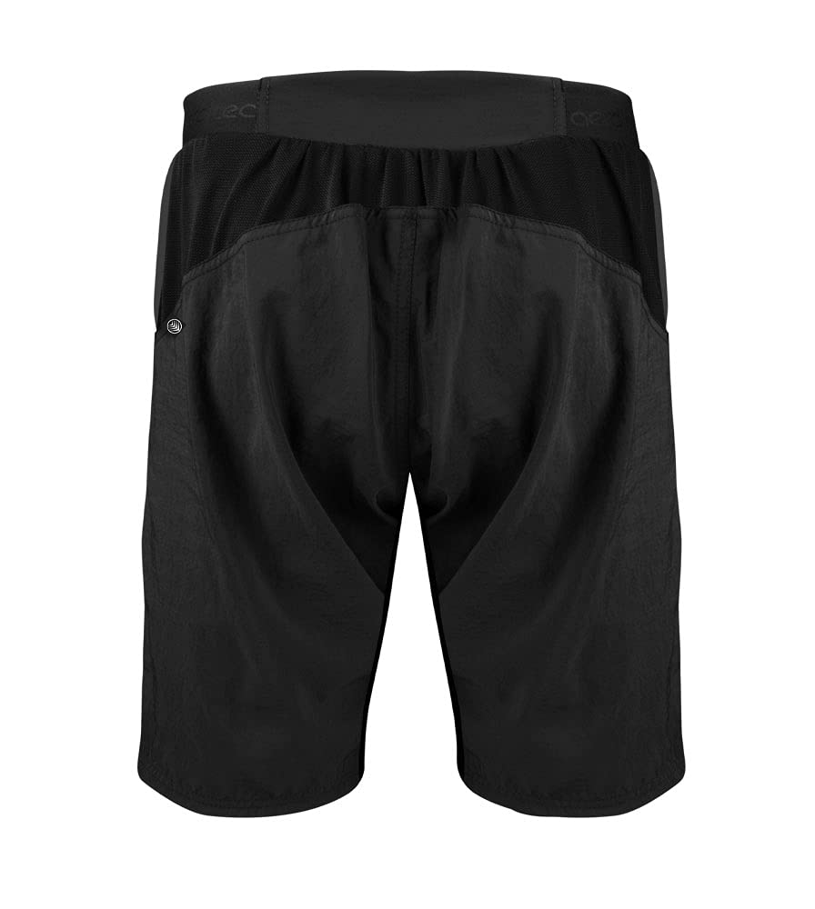 Men's USA Made MTB Shorts - Mountain Bike Shell with Padded Liner | Durable Cycling Shorts for Trail Riding & Mountain Biking | Perfect for Outdoor Adventures & Off-Road Cycling