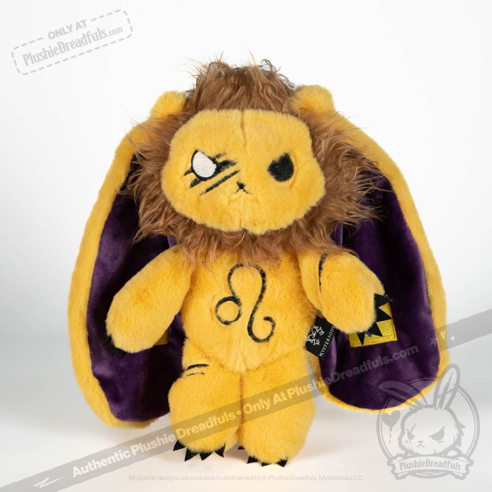 Plushie Dreadfuls Leo Rabbit Stuffed Animal - Soft Cuddly Toy for Kids, Autism Comfort & Anxiety Relief | Perfect Gift for Birthdays, Bedtime & Emotional Support