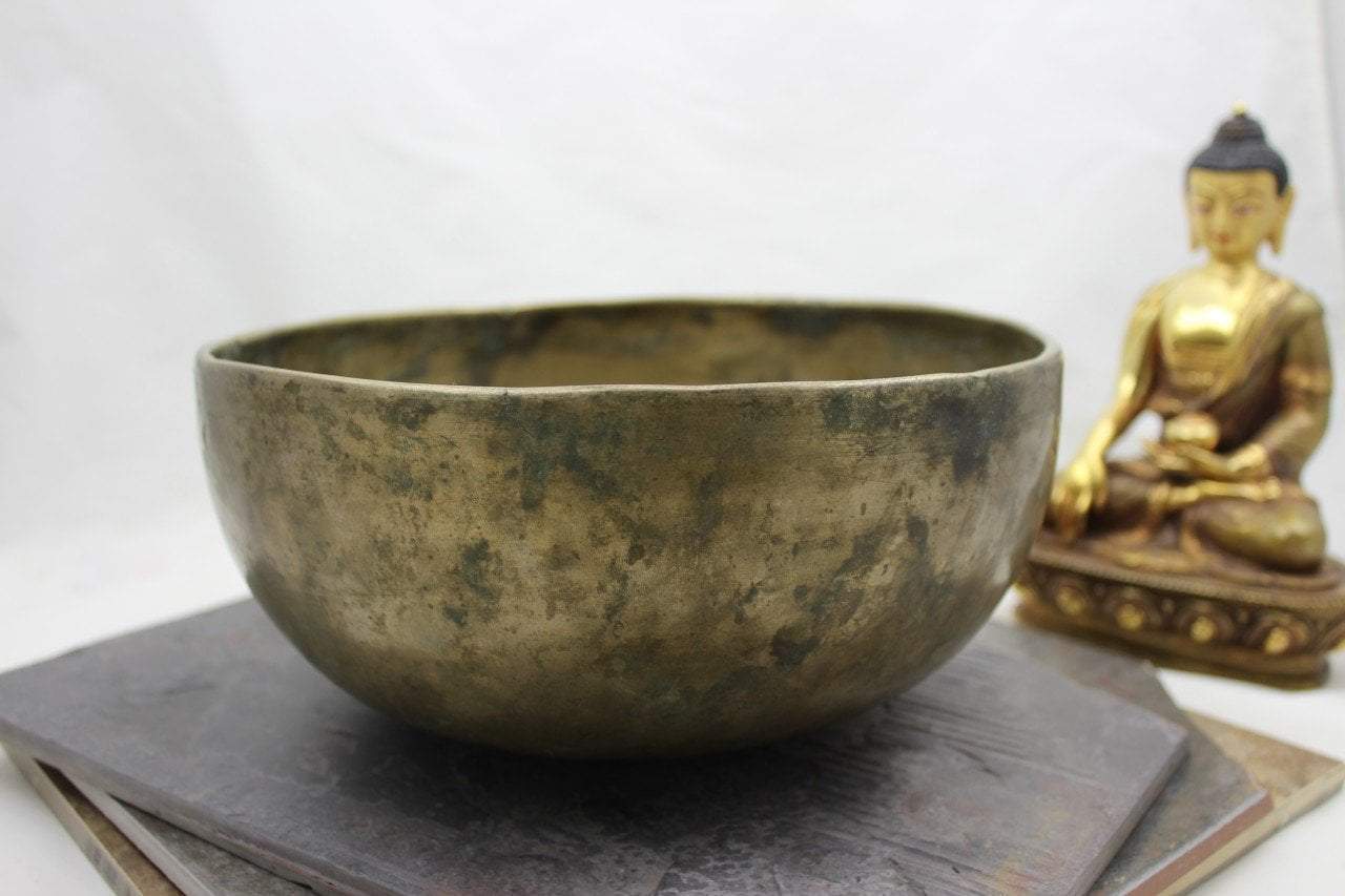 9 Inch Tibetan Singing Bowl - G4 386Hz Meditation Sound Therapy for Yoga, Mindfulness & Stress Relief