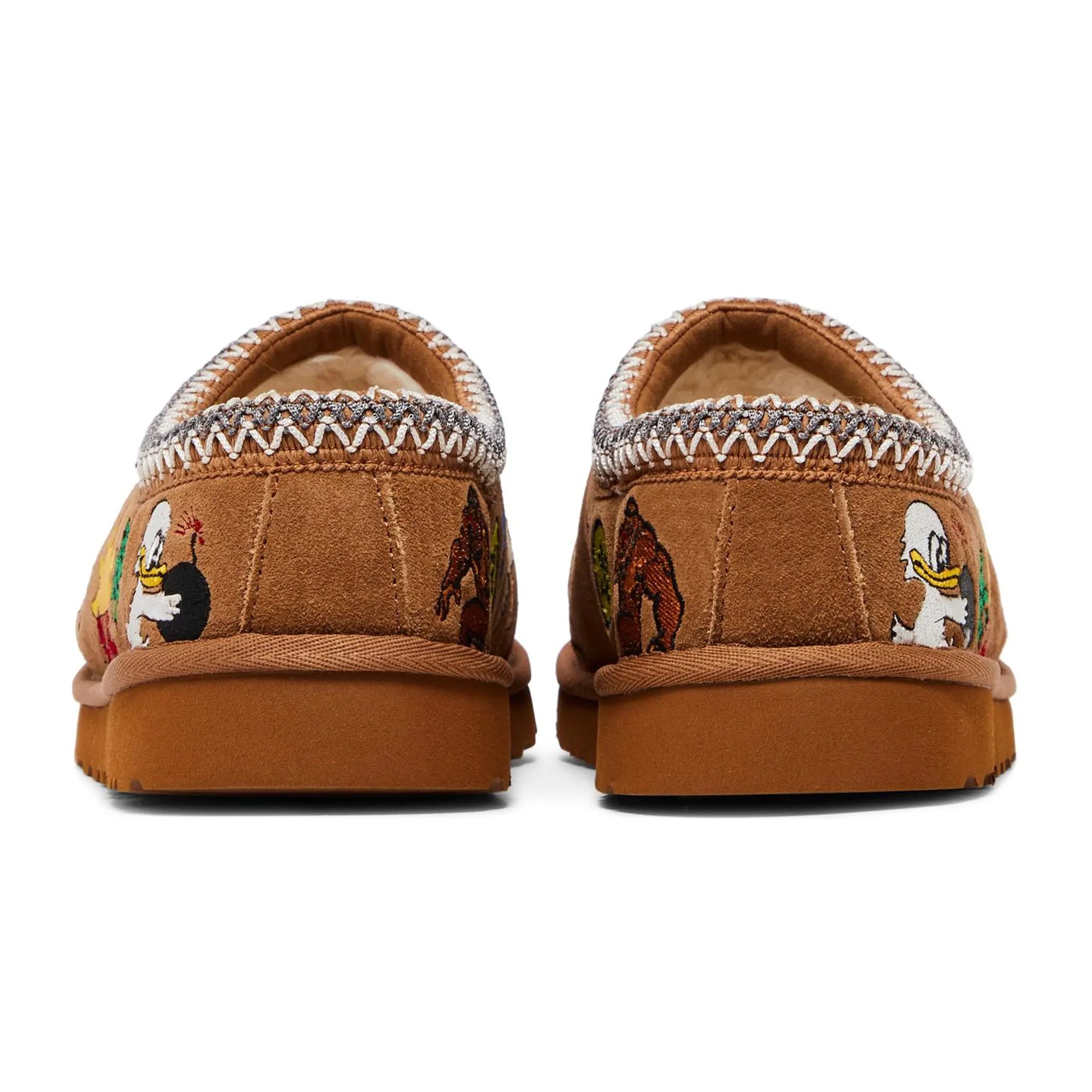 Palace x UGG Tasman Chestnut Slippers for Men & Women - Cozy Indoor/Outdoor House Shoes - Perfect for Winter Comfort & Home Relaxation