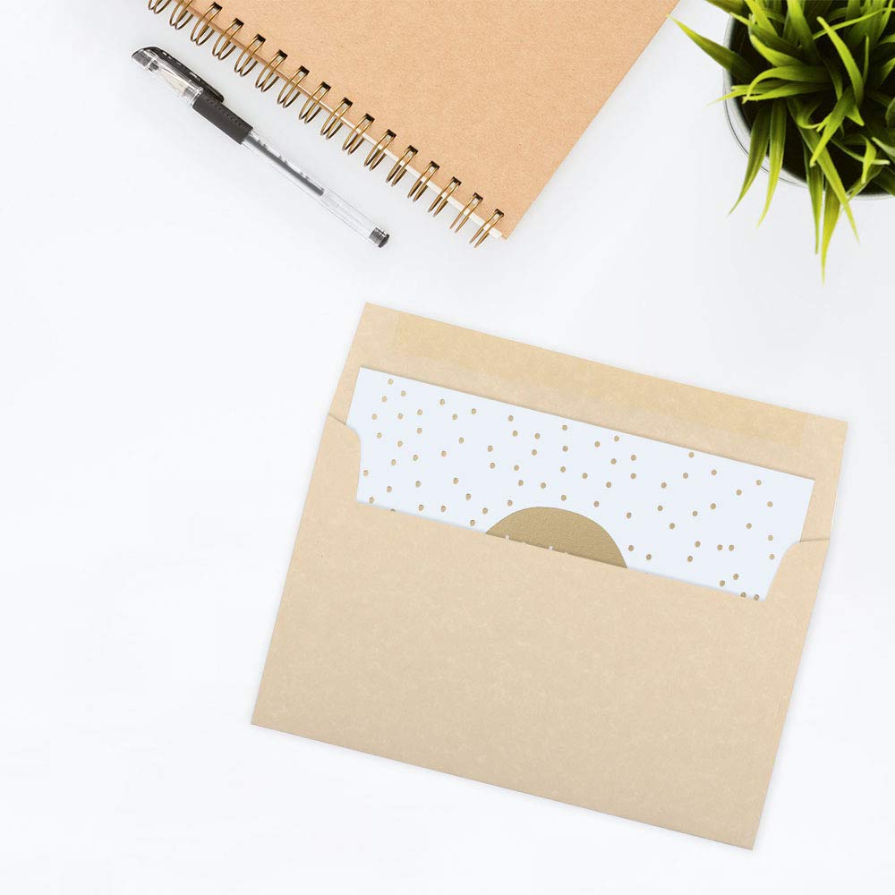 JAM PAPER A10 Parchment Invitation Envelopes - 6 x 9 1/2 Inches - Eco-Friendly Brown Recycled Paper - Bulk Pack of 1000 Envelopes per Carton - Perfect for Weddings, Parties, and Formal Events