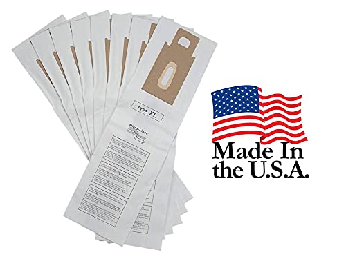 16-Pack USA Made Replacement Bags & 2 Belts for Oreck XL & CC Upright Vacuums - Compatible with CCPK80H, CCPK80F, CCPK8DW, PK80009, PK80009DW, 0300604, CCPK8 (With/Without Bag Dock) - Perfect for Home Cleaning, Office Maintenance & Commercial Use