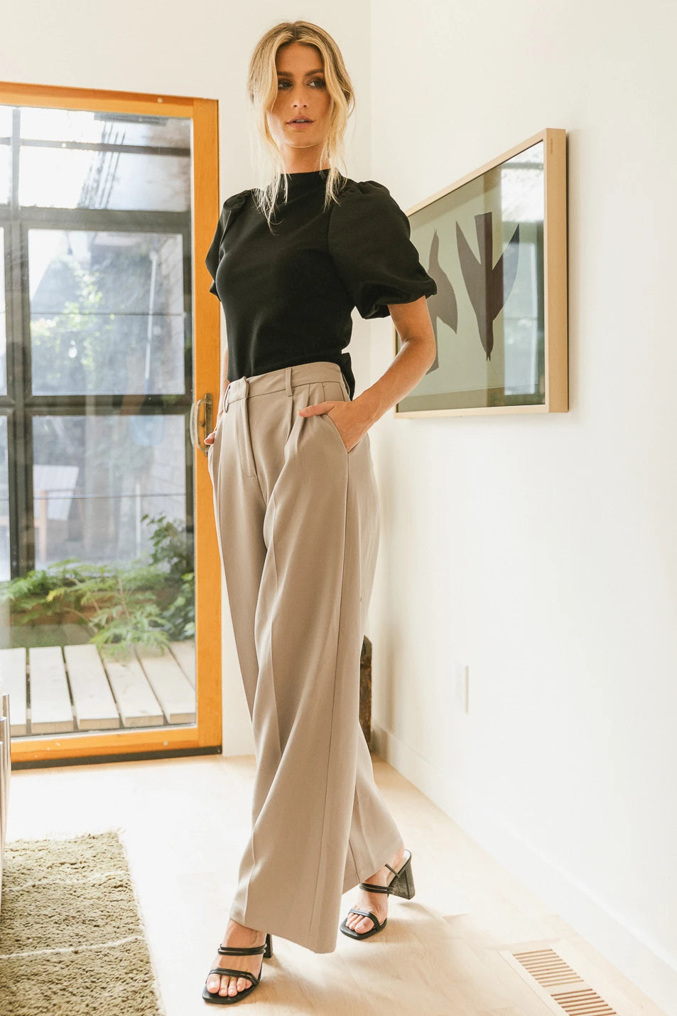 Octavia Black Top for Women | Elegant & Comfortable Blouse | Perfect for Office, Date Night & Casual Outfits | FINAL SALE