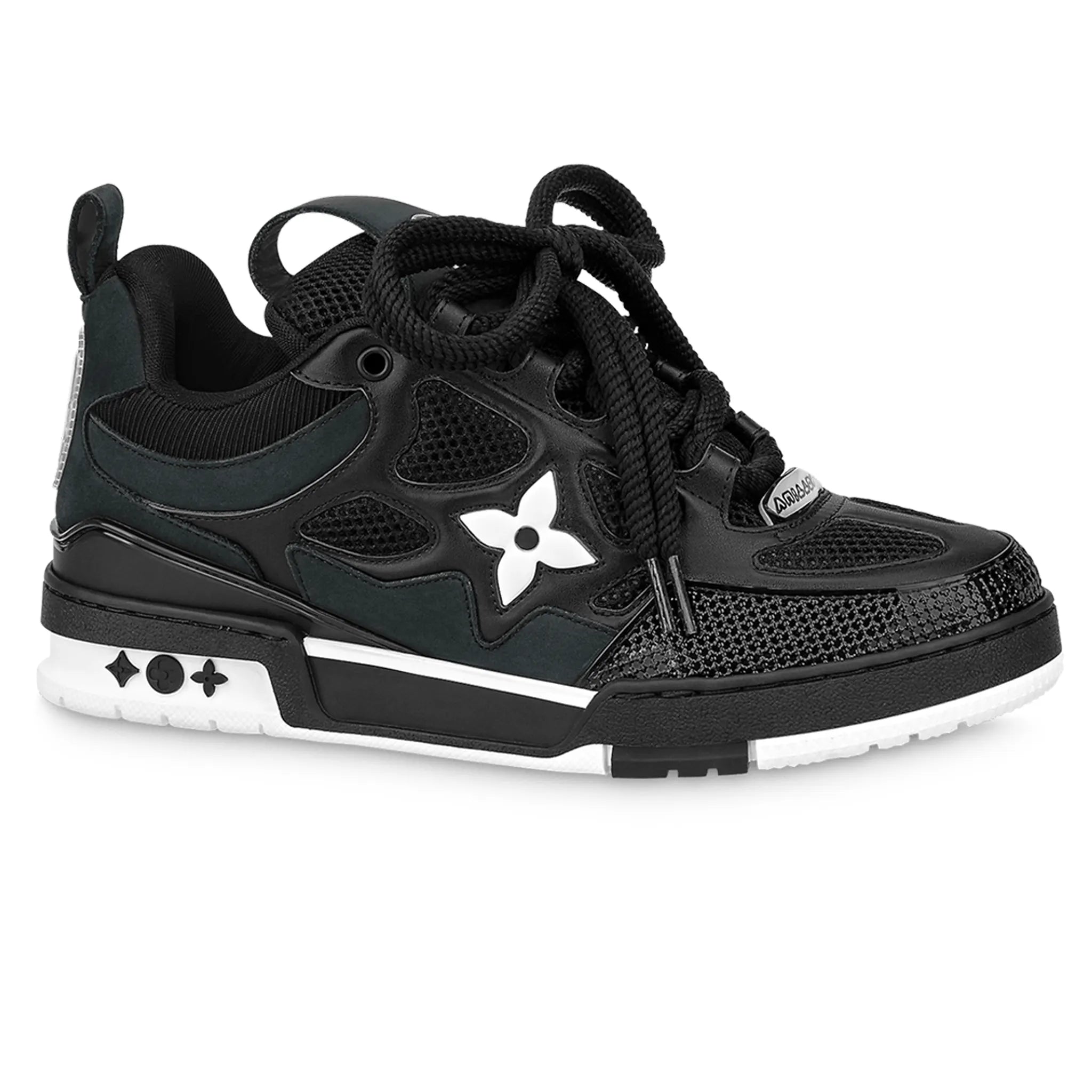 Authentic Louis Vuitton LV Skate Trainer Black Sneakers for Men - Luxury Streetwear Fashion Shoes for Casual Wear & Skateboarding
