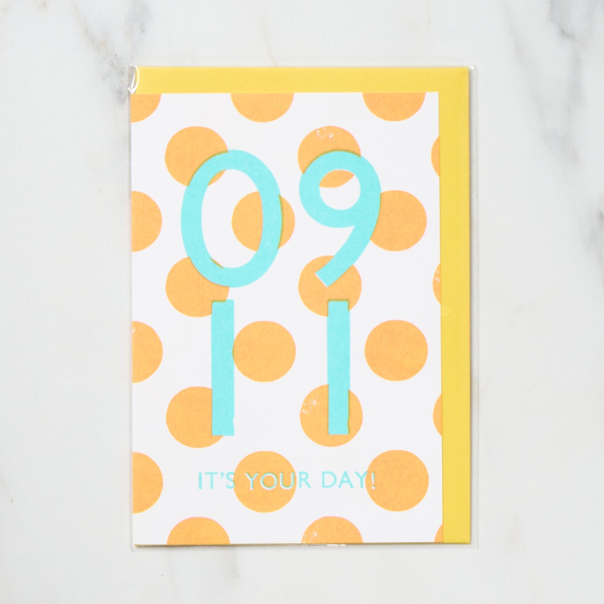 365 Find Your Day Card - September Letterpress Letters | Unique Greeting Cards for Birthdays, Anniversaries & Special Occasions