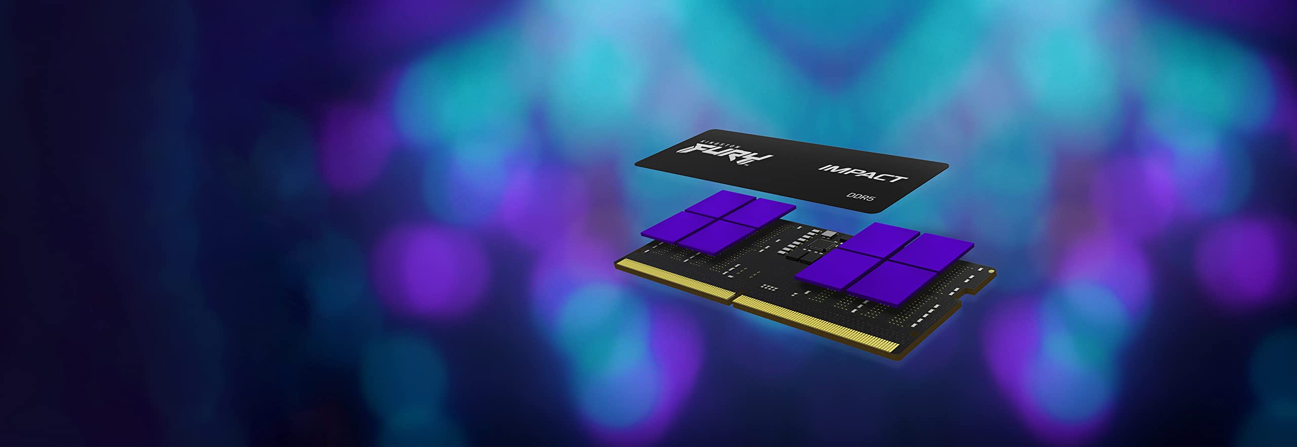 Kingston FURY Impact XMP 32GB 6000MT/s DDR5 CL38 SODIMM Laptop Memory Kit (2x16GB) - High-Speed Gaming RAM for Laptops | Perfect for Gaming, Content Creation & Multitasking