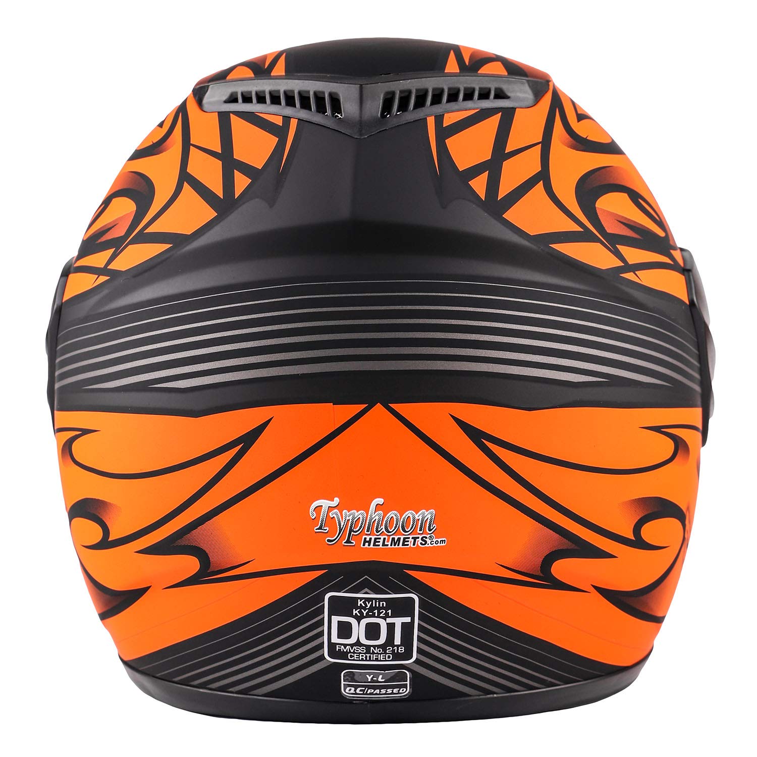Typhoon Youth Kids Full Face Snowmobile Helmet - DOT Certified with Dual Lens for Boys & Girls - Perfect for Snowboarding, Skiing, and Winter Sports Safety