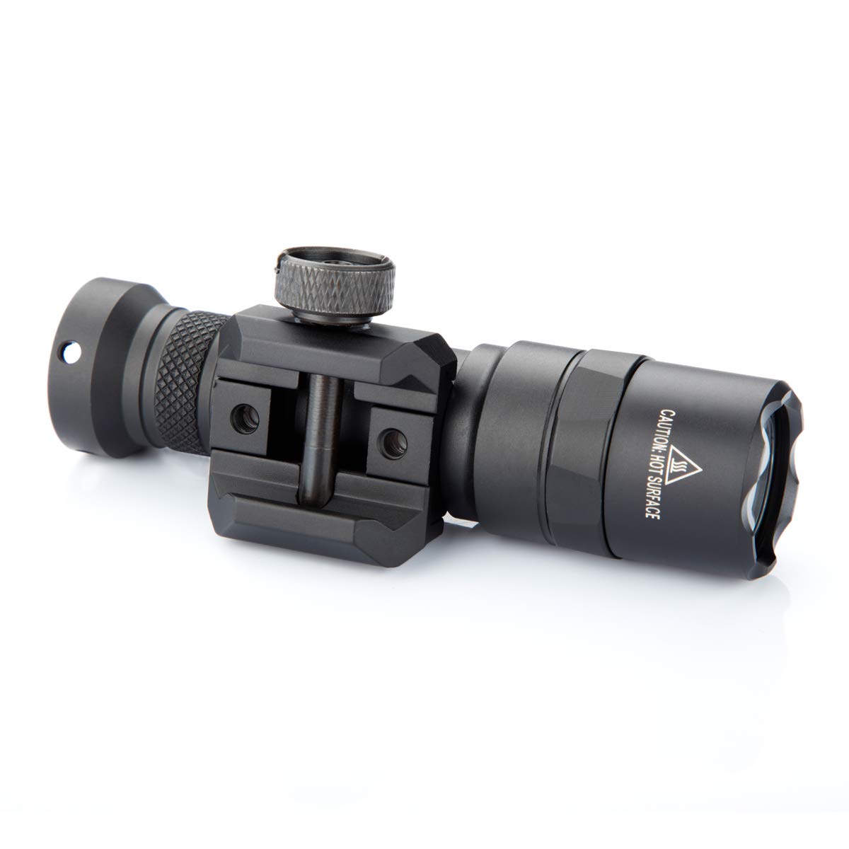 Tactical Picatinny Rail Flashlight - High Lumen Rifle Weapon Light for Hunting, Shooting & Outdoor Adventures