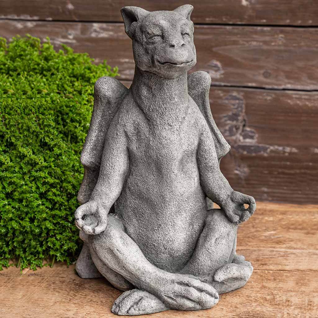 Campania International Zen Dragon Statue - Handcrafted Asian Home Decor for Meditation Room, Office Desk & Garden Serenity