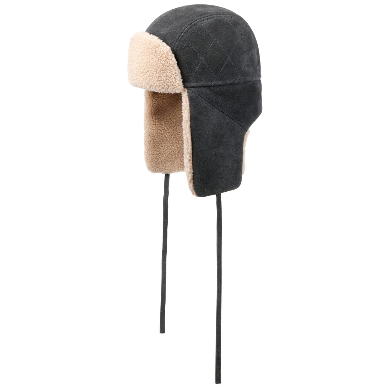 Stetson Calf Split Trapper Hat - Warm Winter Fur Hat for Men & Women - Perfect for Hunting, Skiing, and Outdoor Adventures