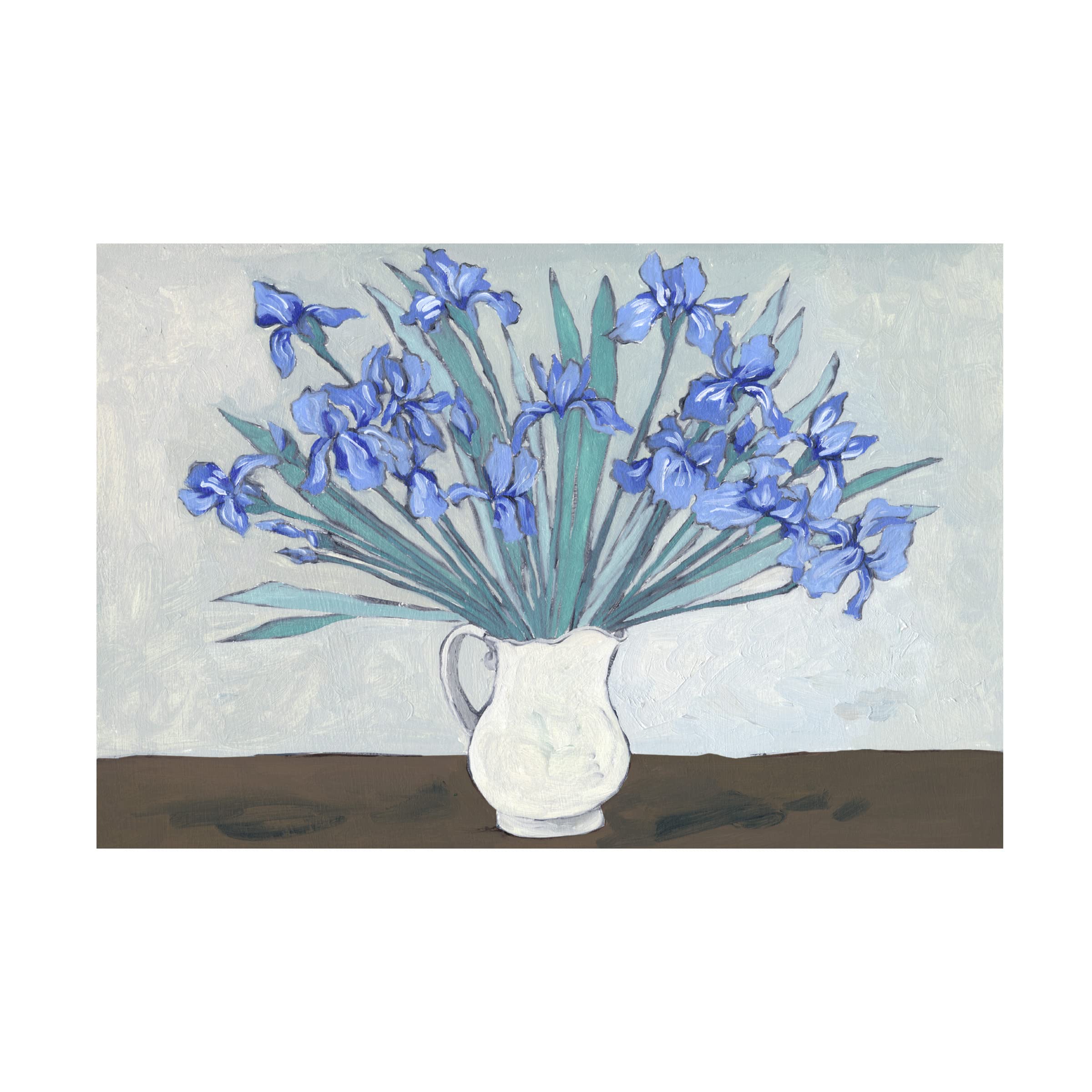 Trademark Fine Art 'Van Gogh Irises II' Canvas Wall Art Print by Melissa Wang - Perfect for Living Room, Bedroom & Office Decor