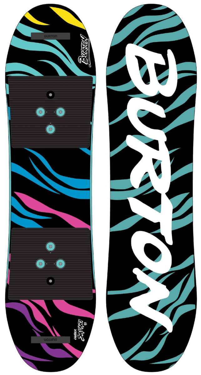 Burton Kids Chopper Snowboard 2022 - Best Children's Snowboard for Beginners | Perfect for Winter Sports & Mountain Adventures