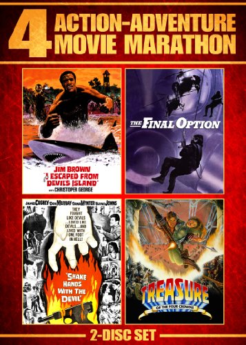 4 Action Adventure Movie Marathon DVD 2-Disc Set - Perfect for Movie Nights & Family Entertainment