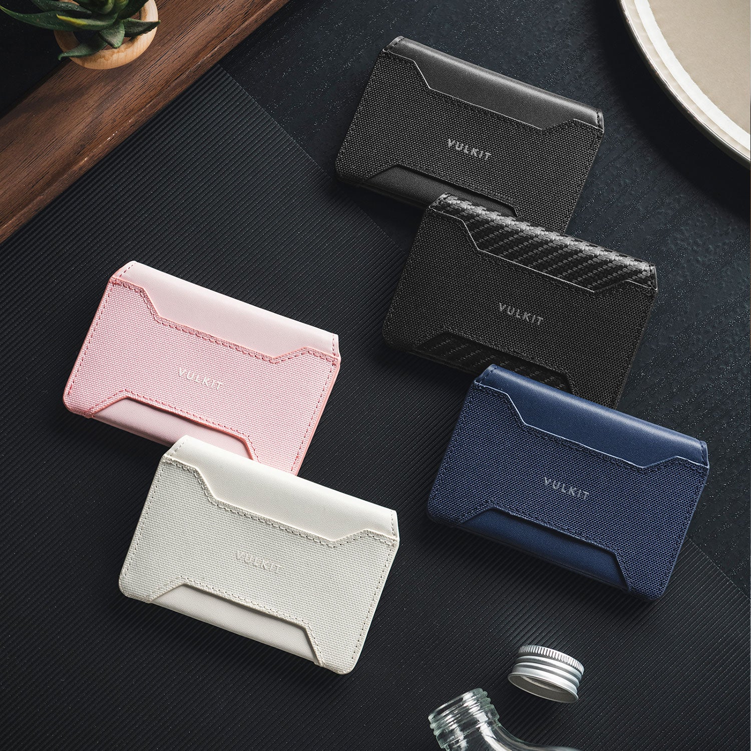 VW125 RFID Blocking Magnetic Card Holder - 6 Slots Slim Wallet for Men & Women | Secure Contactless Credit Card Protector | Perfect for Travel, Business & Everyday Use
