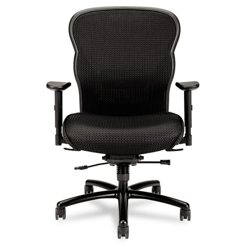 705 Big & Tall Mesh Office Chair - Ergonomic Executive Chair with Adjustable Height & Lumbar Support - Black Mesh Back & Seat - Perfect for Home Office, Gaming & Conference Rooms