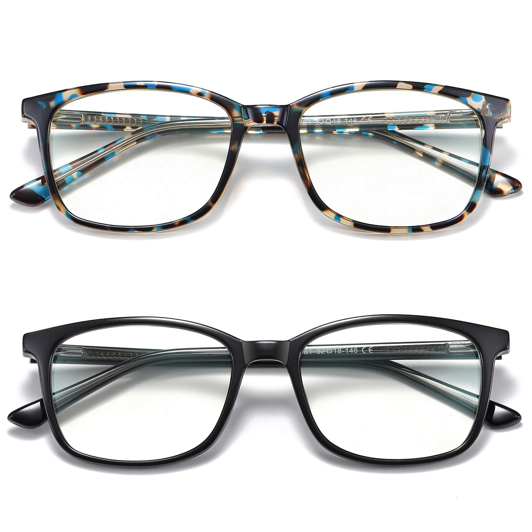 Blue Light Blocking Glasses for Women & Men - Computer & Gaming Use