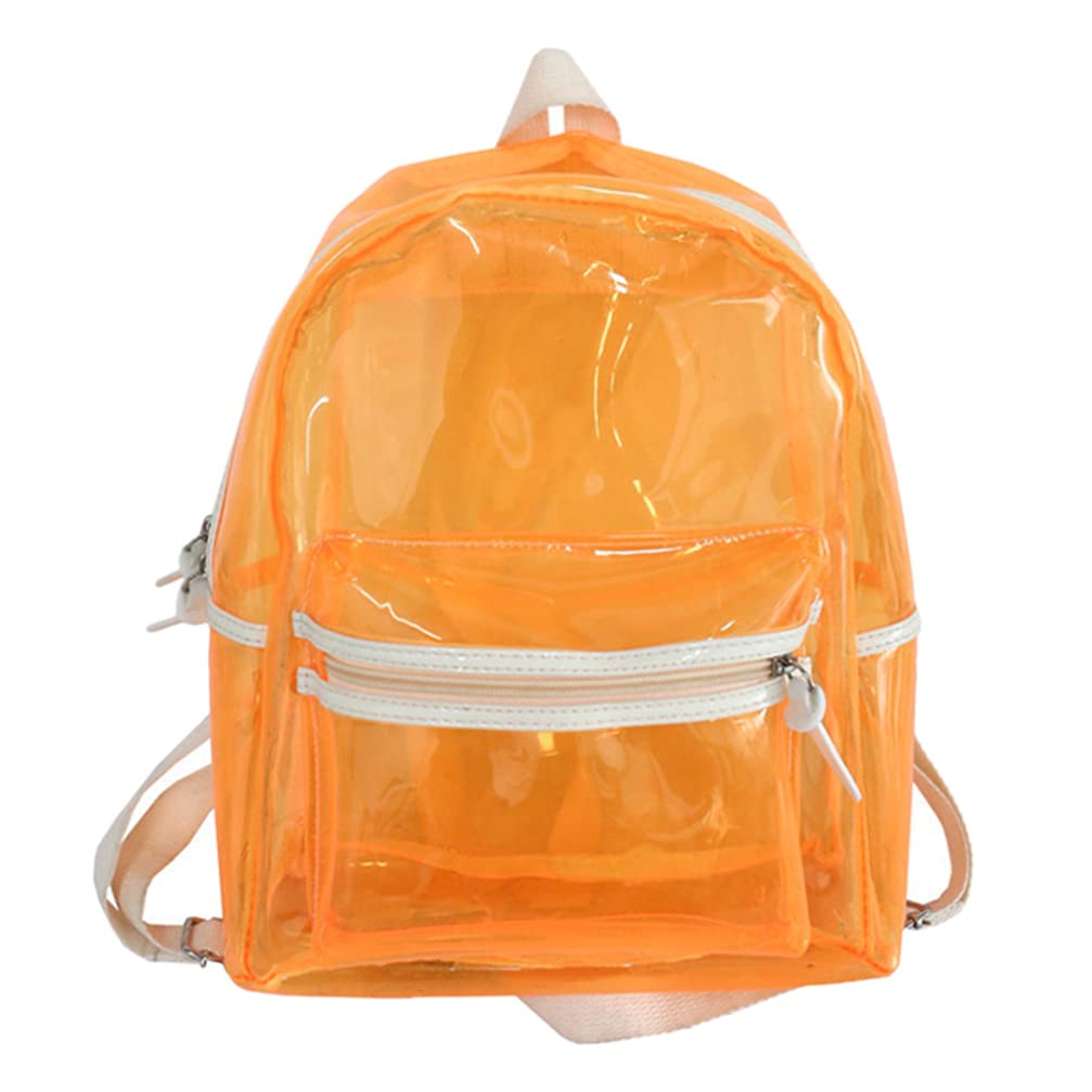 KESYOO Transparent Jelly Backpack - Creative Clear School Backpack for Women & Teens - Waterproof See-Through Bag for Travel, Beach, Festival & Daily Use
