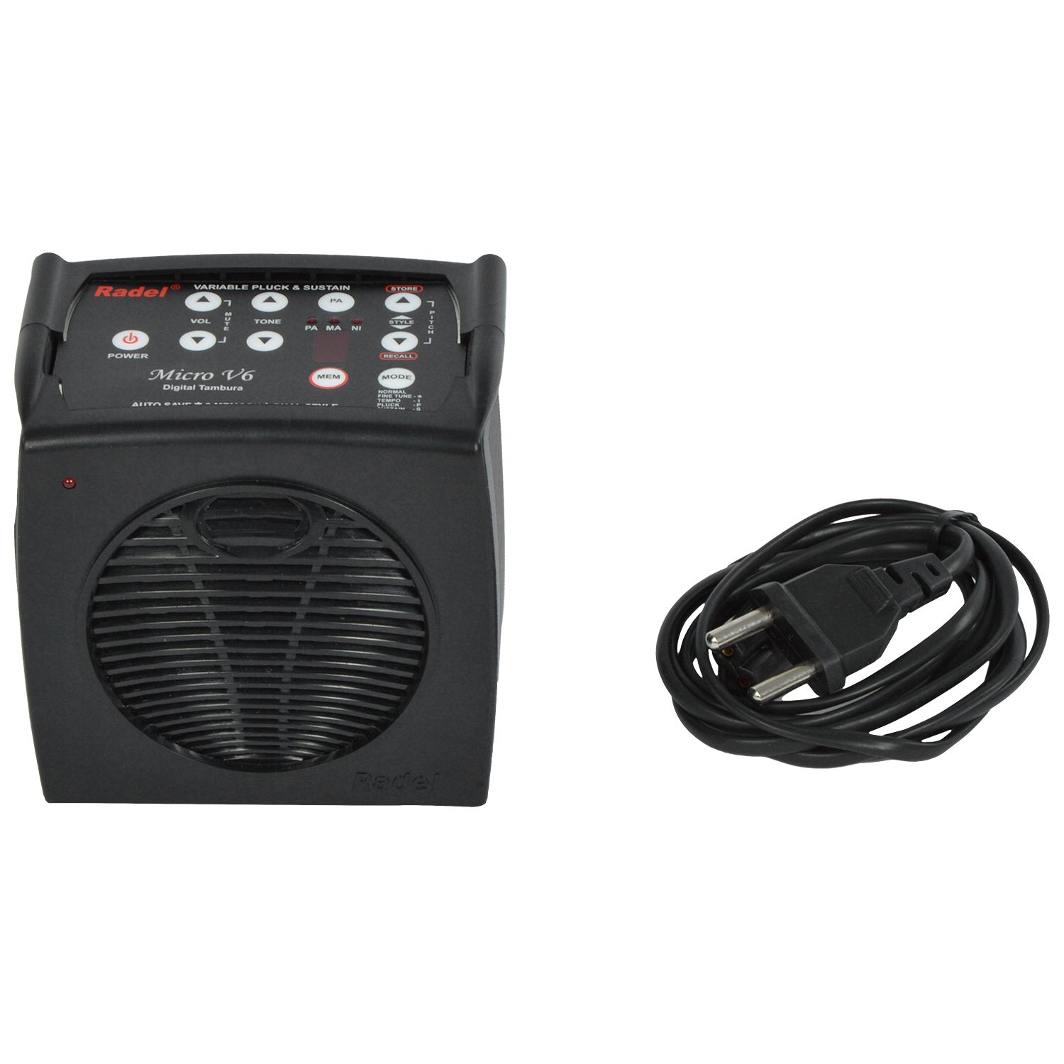 Radel Saarang Micro V6 Digital Tambura Sruthi Box - Professional Electronic Tanpura for Indian Classical Music | Perfect for Practice, Performances & Music Schools