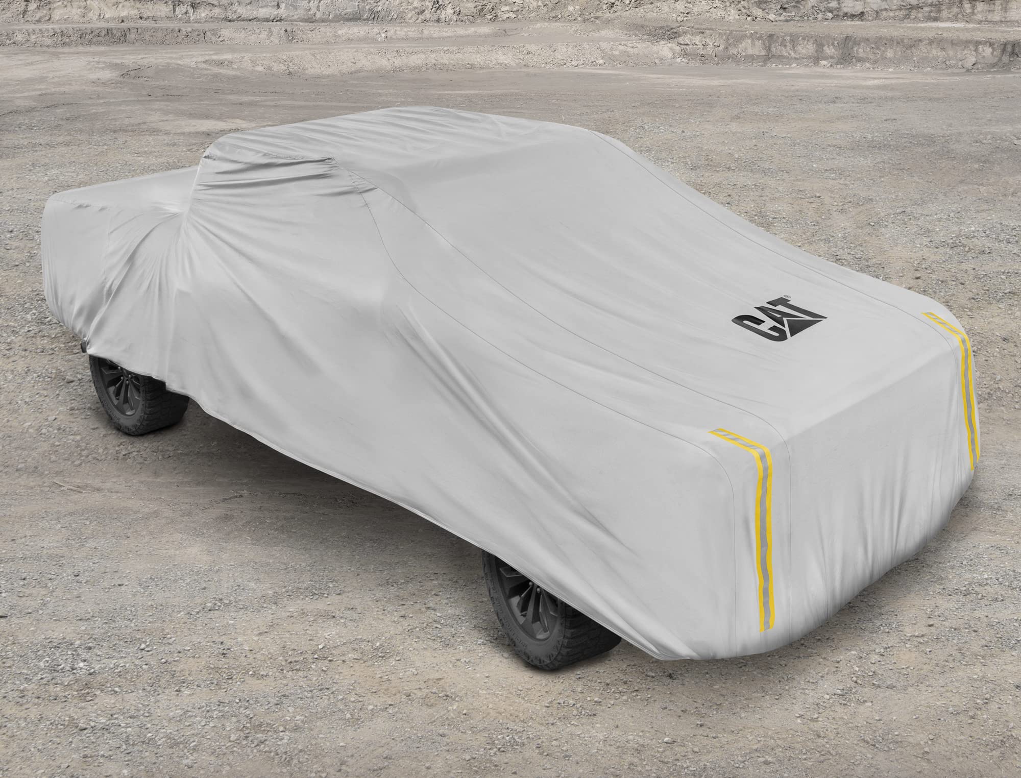Heavy Duty Waterproof All-Weather Truck Cover for CAT Pick-Up Trucks - Full Exterior Protection for Bed & Cabin (264
