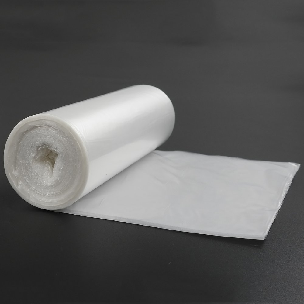 Vababa 1.2 Gallon Clear Small Trash Bags - 225 Count Bathroom Garbage Bags for Waste Bins, Office, Kitchen, Bedroom & Bathroom Use