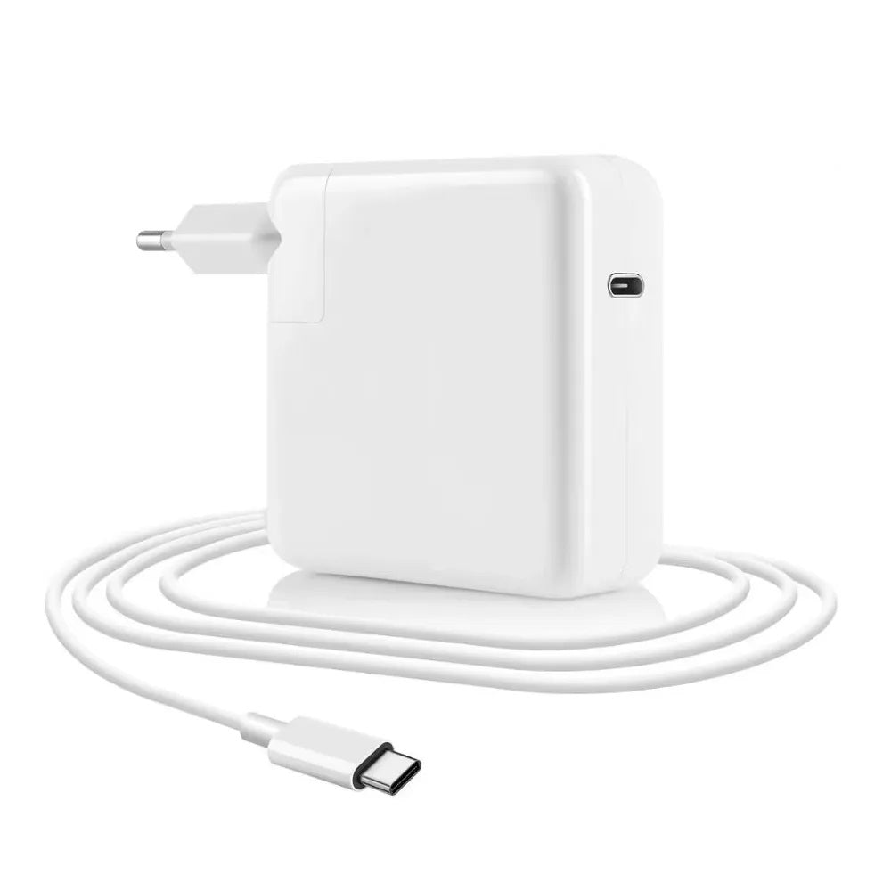61W USB-C MacBook Charger - Fast Charging Power Adapter for MacBook Pro/Air, Compatible with USB-C Laptops - Perfect for Home, Office & Travel