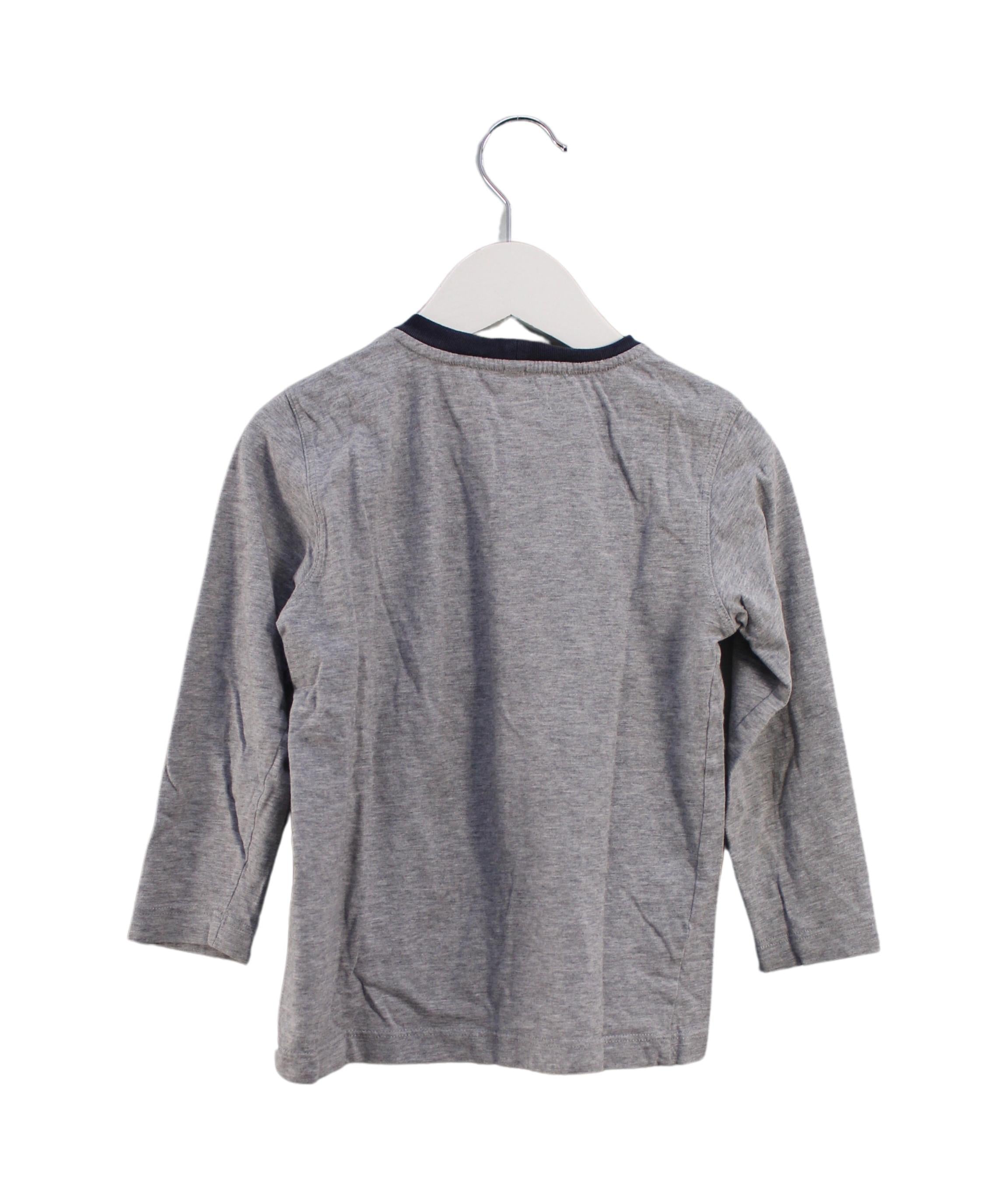 Armani Long Sleeve Top for Girls 4T (106cm) - Elegant Cotton Blouse for School, Parties & Special Occasions