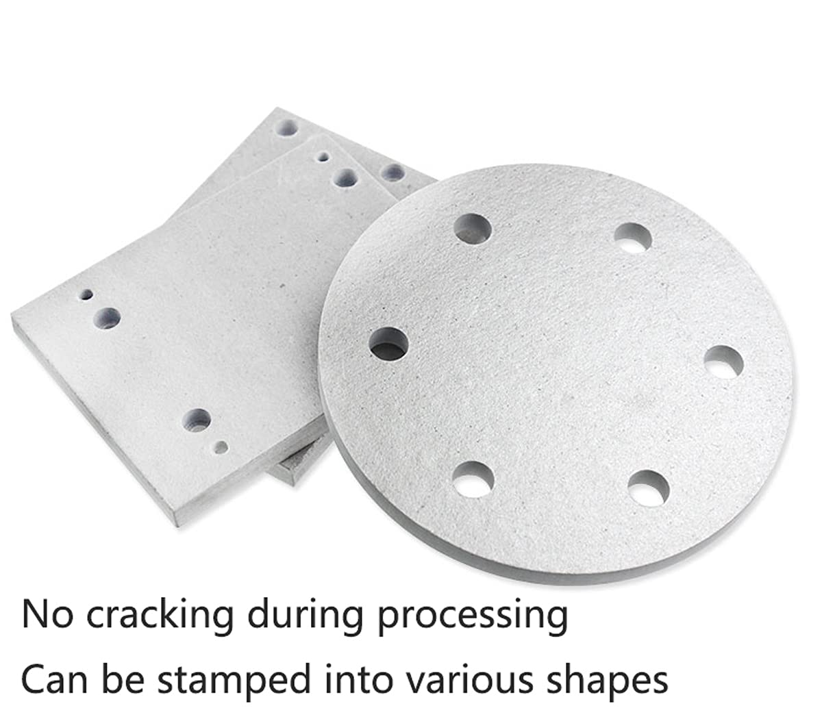 Heat-Resistant 500℃ Glass Fiber Board - 8mm x 200mm x 300mm (1Pc) for Plastic Molds & DIY Projects - Perfect for High-Temperature Applications, Industrial Molding, and Crafting