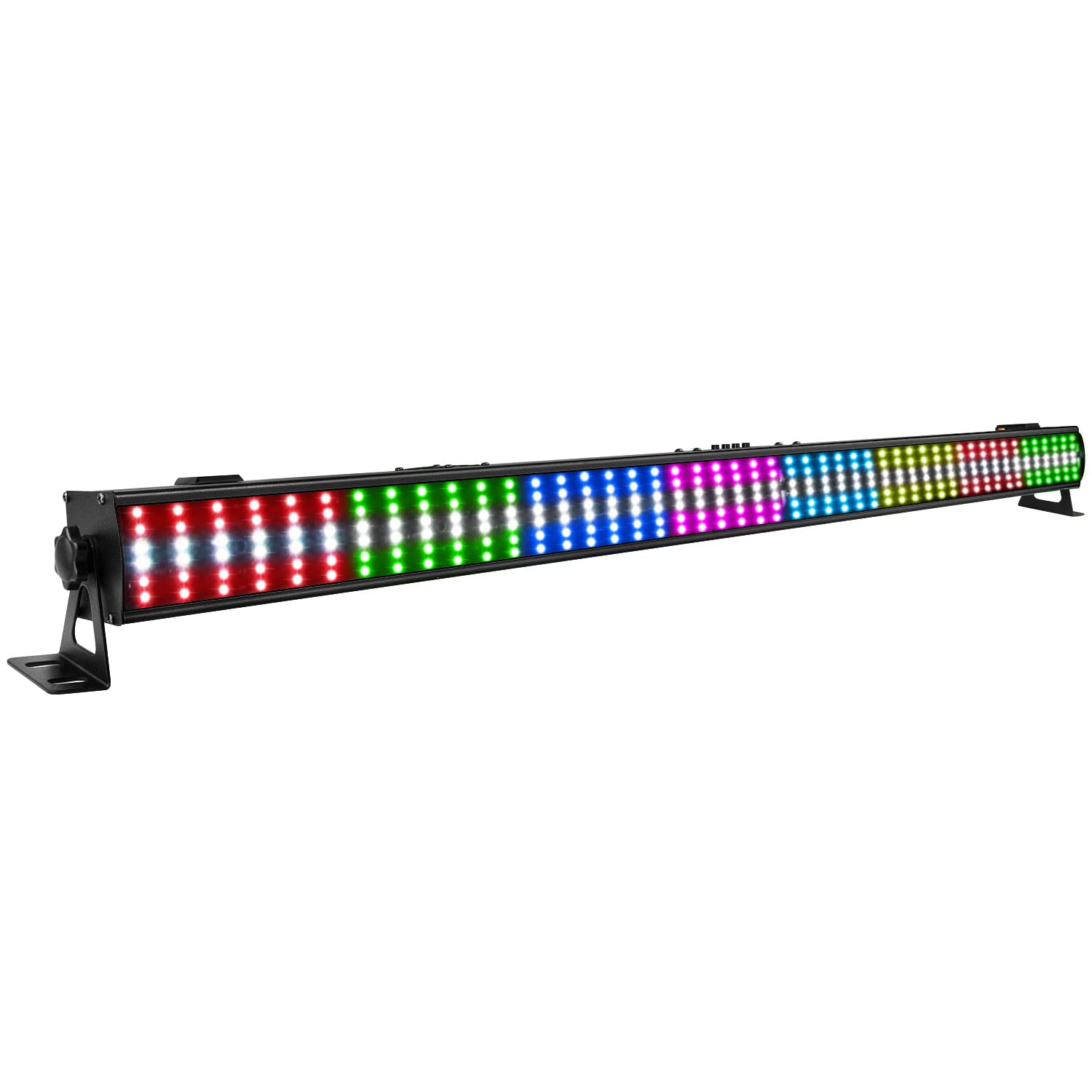 100W RGBW LED Stage Wash Light Bar - 288 LEDs with Chasing Effects, Pixel Mapping & Strobe for DJ, Concerts, Weddings & Live Shows | Perfect for Stage Uplighting, Music Events & Party Lighting