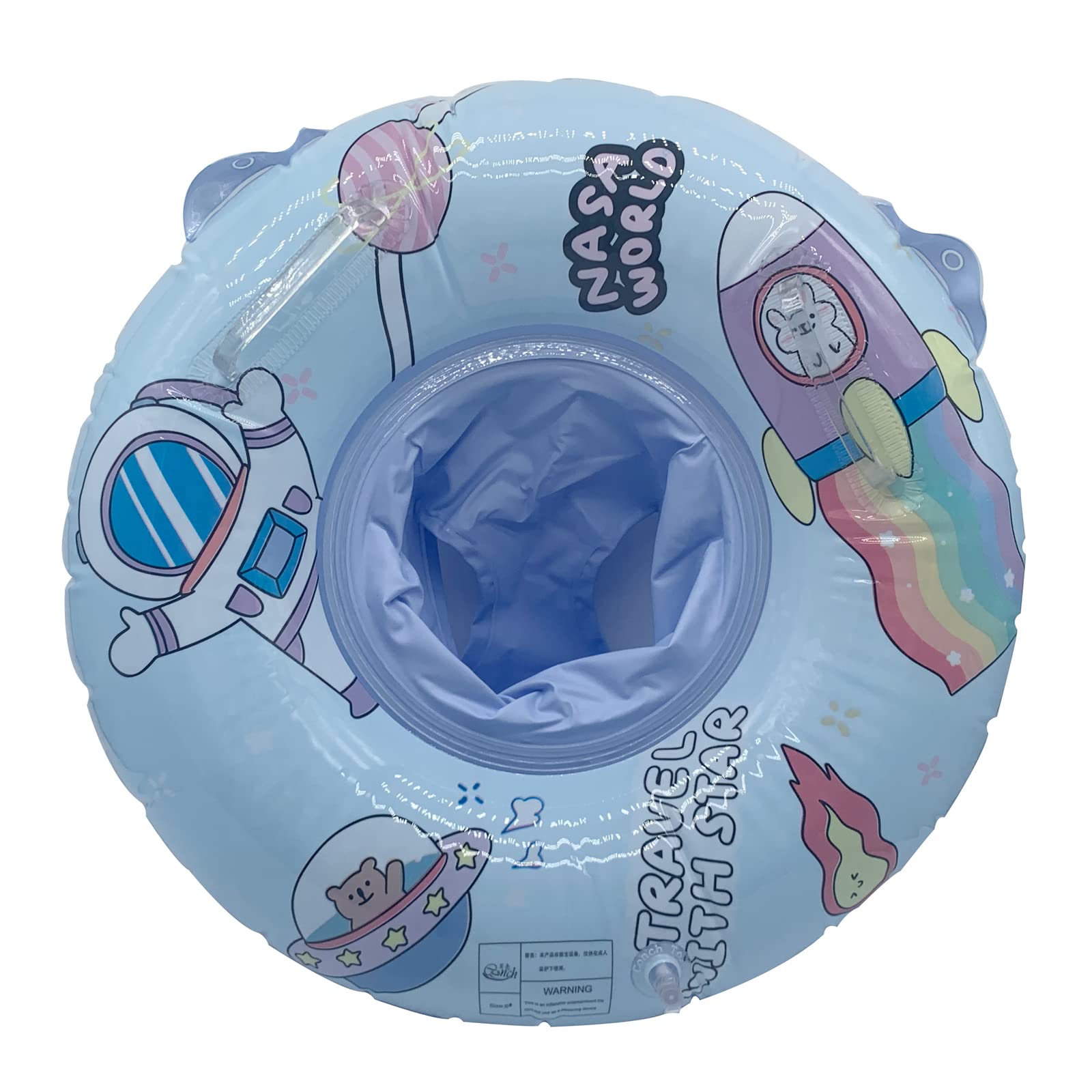 Best Inflatable Baby Swimming Pool Float with Steering Wheel for Toddlers 2-6 Years Old - Summer Outdoor Swim Ring for Kids, Perfect for Backyard Pools, Beach Vacations & Water Play