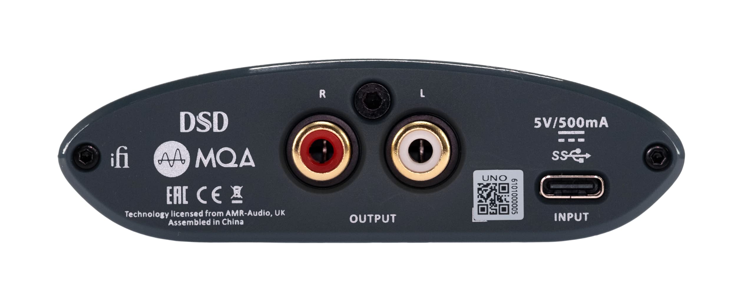 iFi uno DAC & Headphone Amplifier - USB-C Audio Interface with 32-bit/384kHz/DSD256/MQA Support - Customizable Sound Modes for Streaming, Gaming & Music - Compatible with Windows, Mac, Smart Devices & Active Speakers - Perfect for Home Studio, Office Work & Entertainment Setup