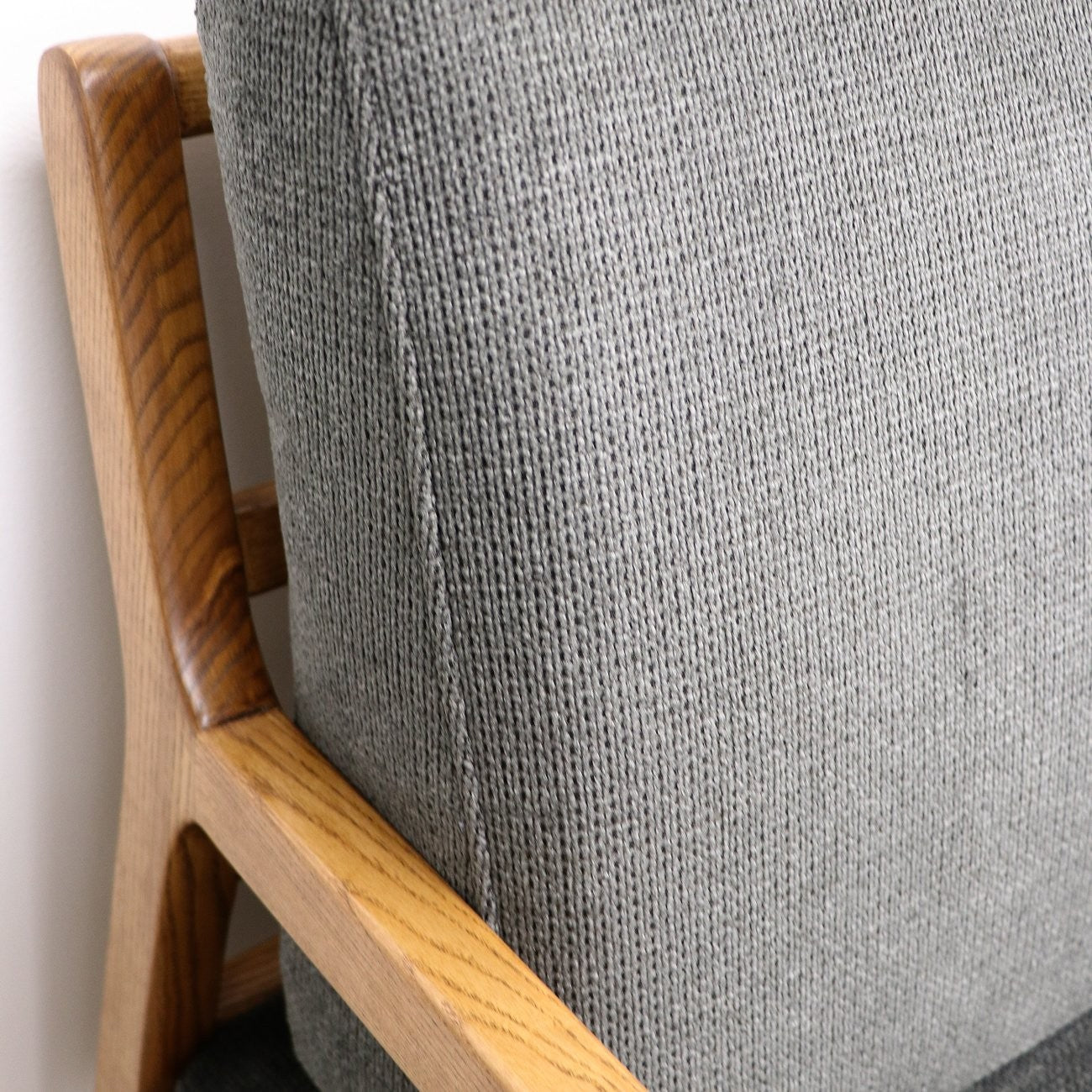 Baxter Armchair Charcoal - Modern Lounge Chair for Living Room, Office & Reading Nook - Comfortable Upholstered Accent Chair with Premium Fabric