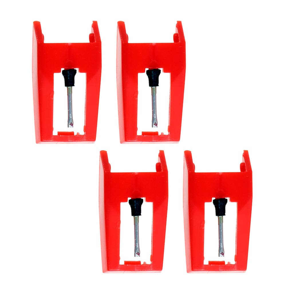 ARTIBETTER 4-Pack Universal Record Player Needles - Turntable Stylus Replacement for Vinyl LP 78 RPM - Perfect for Home Audio, DJ Mixing & Vintage Music Lovers