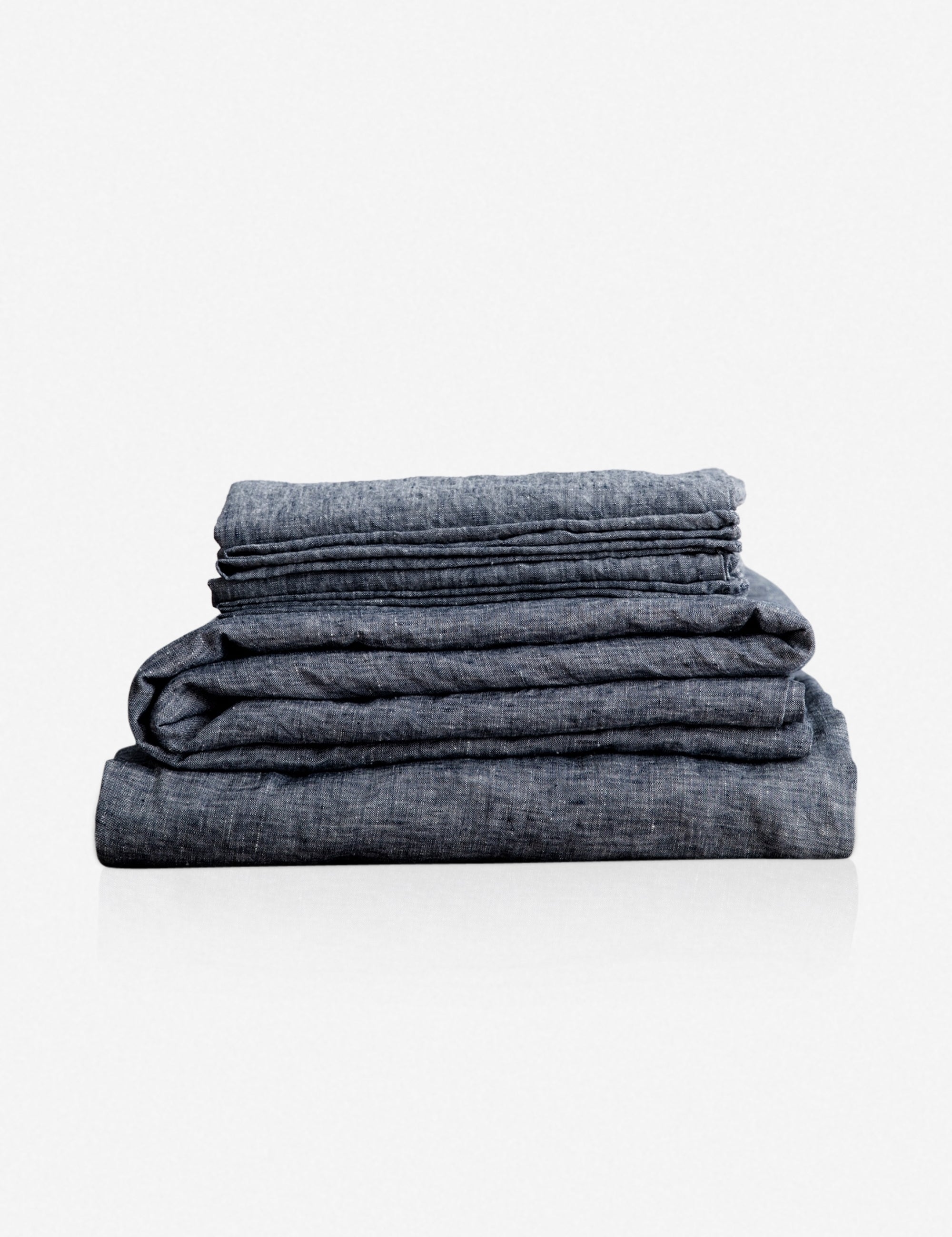 Premium European Flax Linen Sheet Set - Breathable & Soft 100% Natural Bedding - Queen Size 4-Piece Set (Fitted Sheet, Flat Sheet, 2 Pillowcases) - Perfect for All-Season Comfort in Master Bedroom or Guest Room