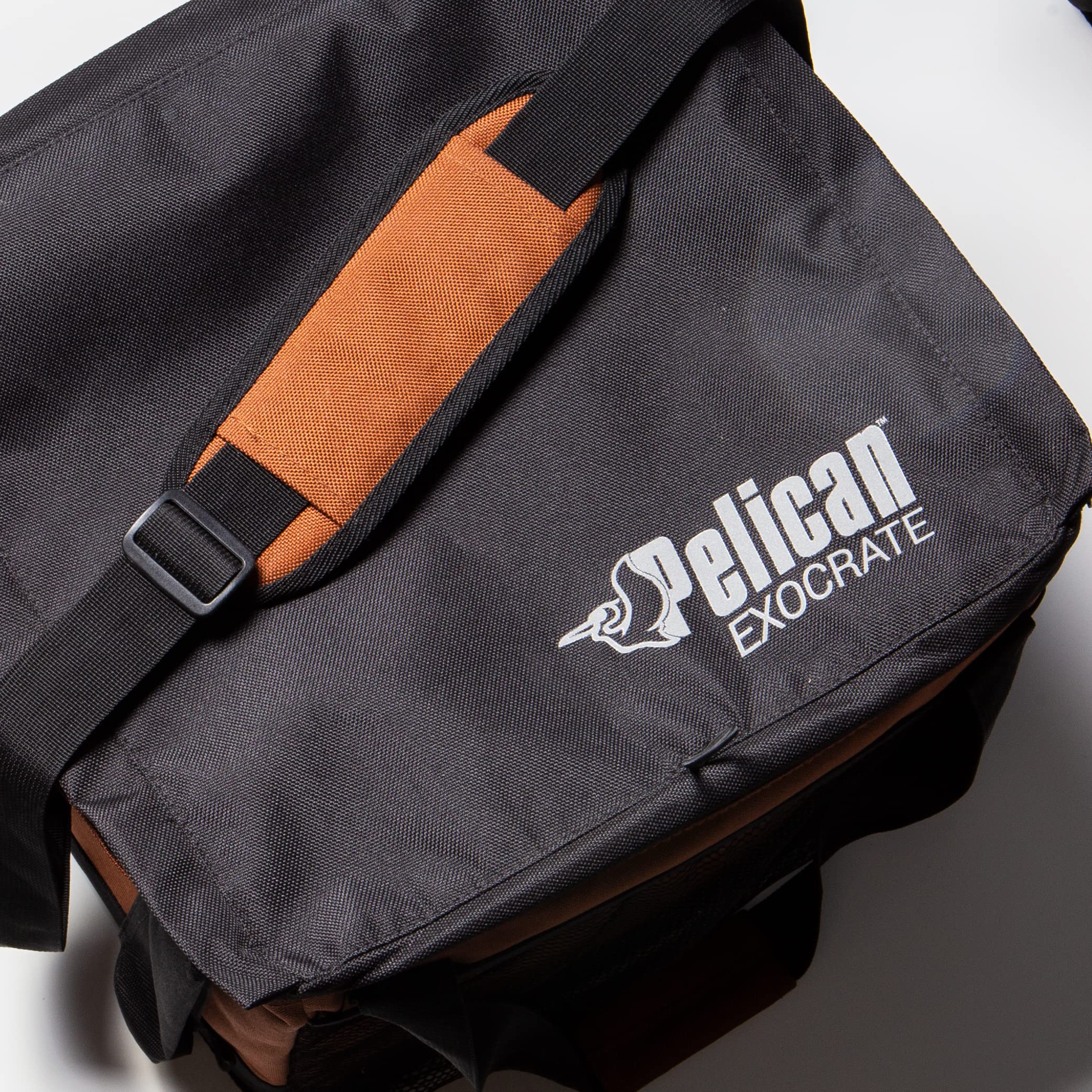Pelican Exocrate Fishing Bag - Large Waterproof Saltwater Resistant Tackle Storage Bag for Kayak, Boat & Shore Fishing - Durable Gear Organizer for Lures, Hooks & Fishing Accessories