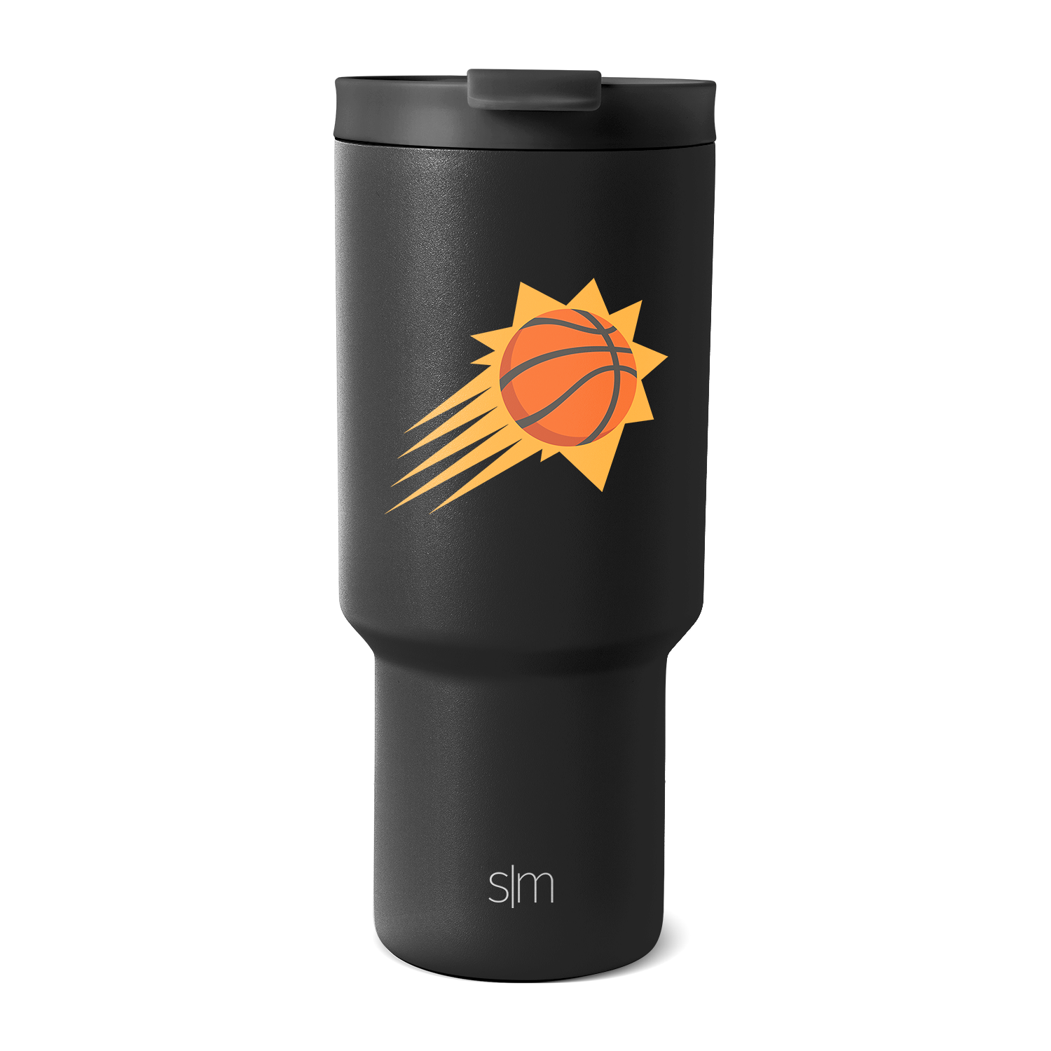 NBA Trek Tumbler with Flip Lid - Insulated Stainless Steel Water Bottle for Basketball Fans - Perfect for Gym, Workouts & Outdoor Adventures