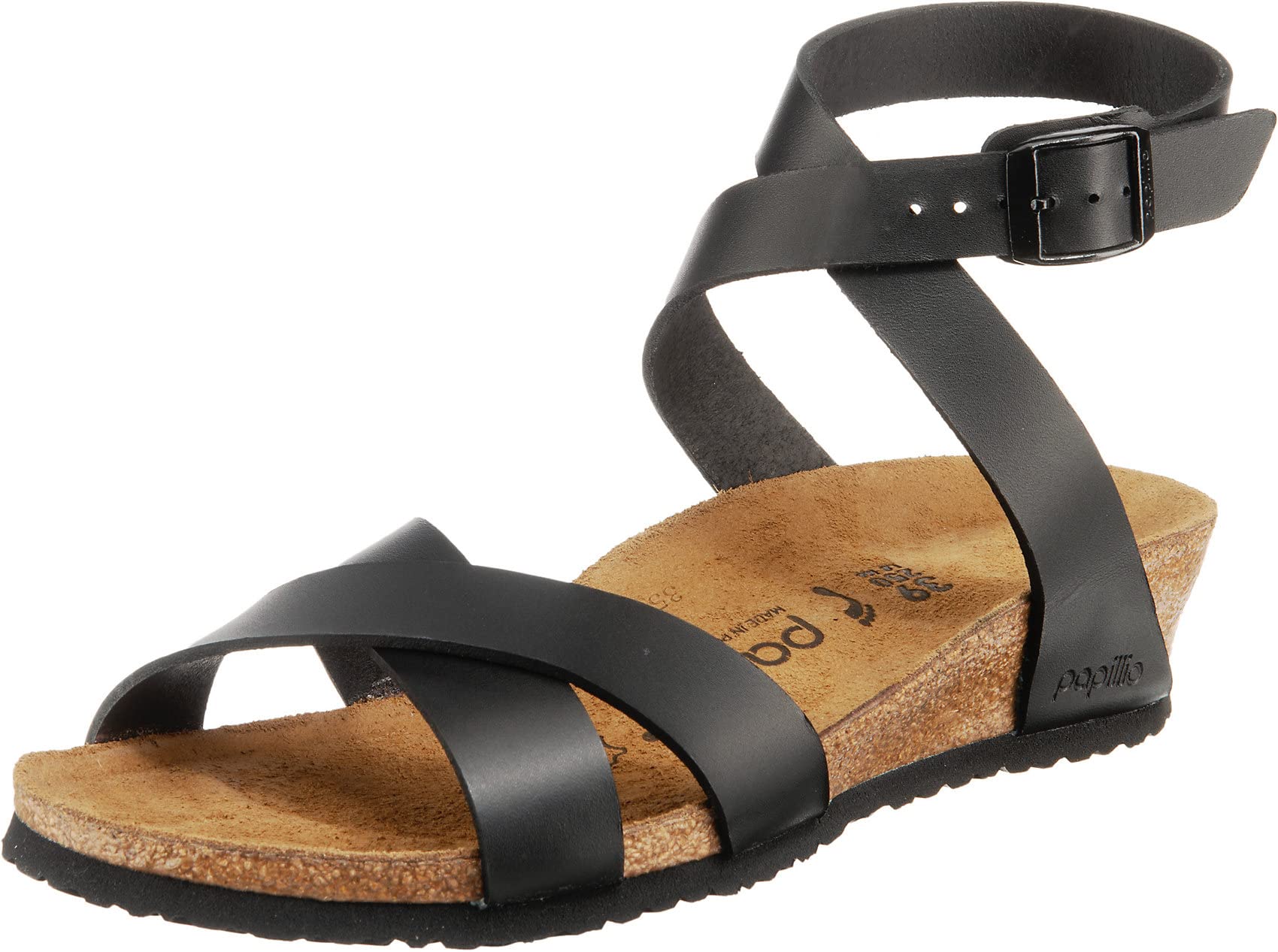 Papillio Women's Ankle Strap Sandals - Comfortable Summer Casual Shoes for Walking, Beach, Travel & Outdoor Activities