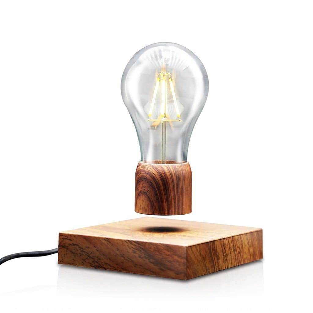 Magnetic Levitating Light Bulb - Floating LED Desk Lamp with USB Power, Cool Gadget for Home Office Decor & Unique Gift Idea (Perfect for Bedroom, Living Room, or Workspace Lighting)