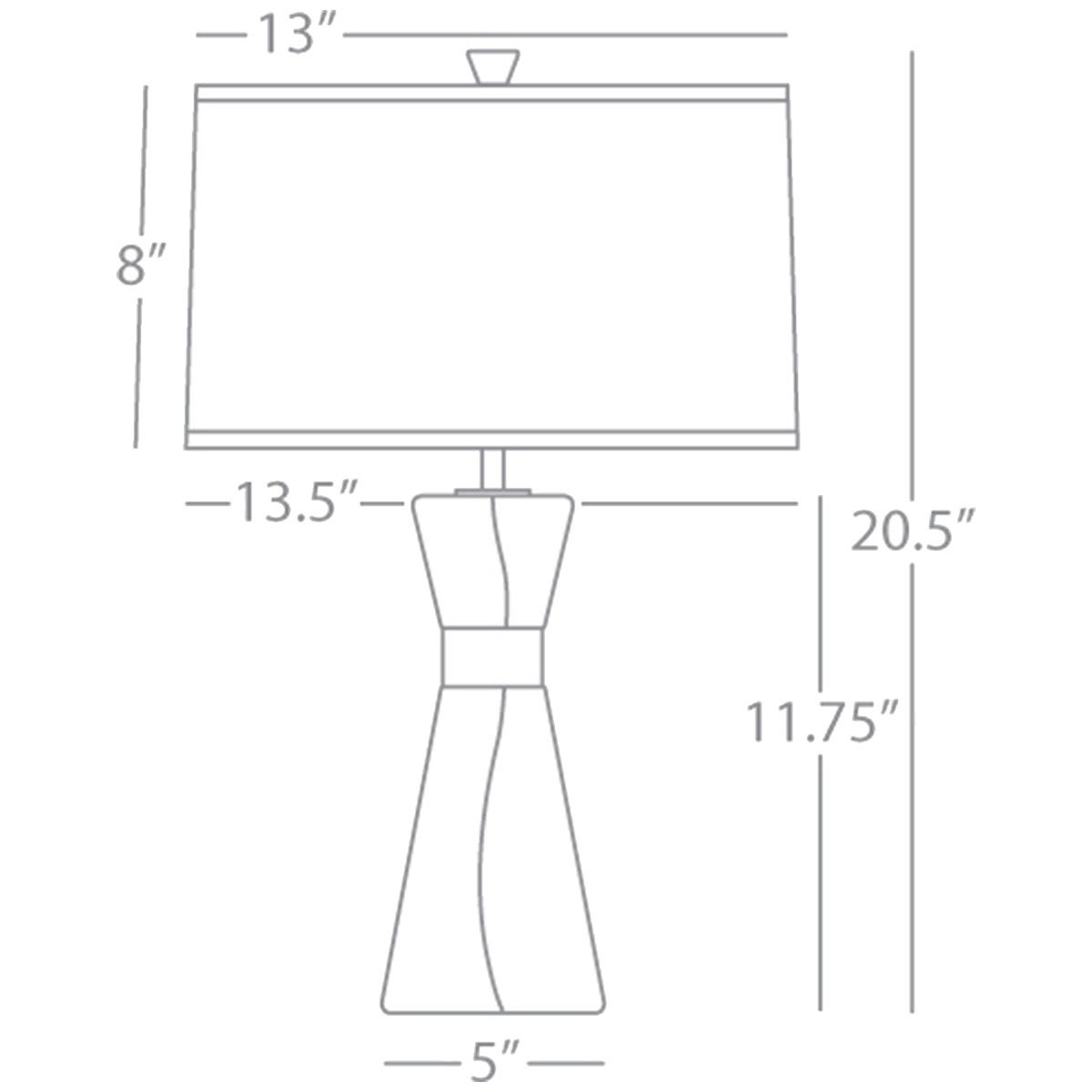 R810 Modern One Light Table Lamp - Stylish Bedside & Desk Lighting for Home & Office